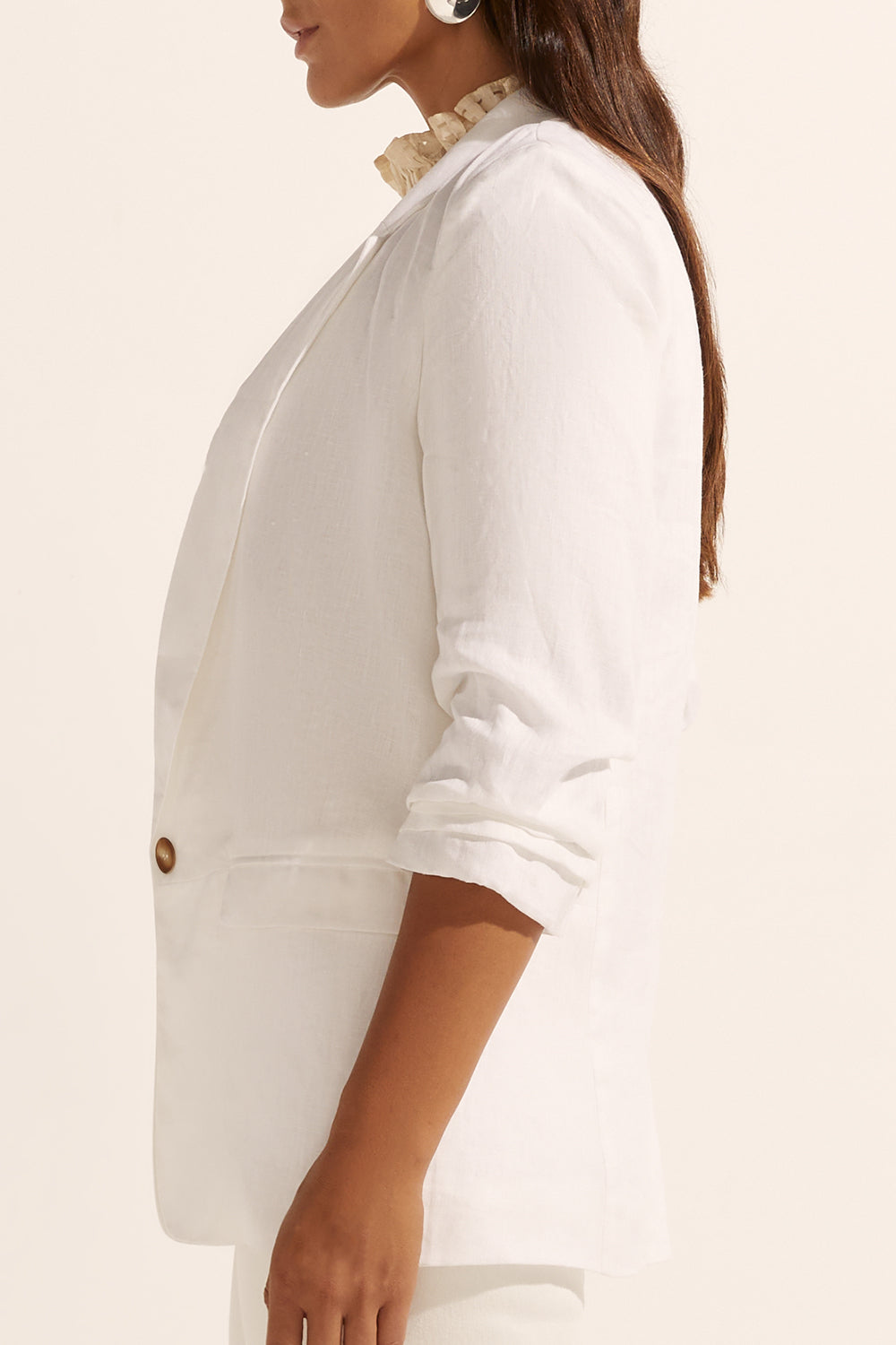 prevail jacket - porcelain
