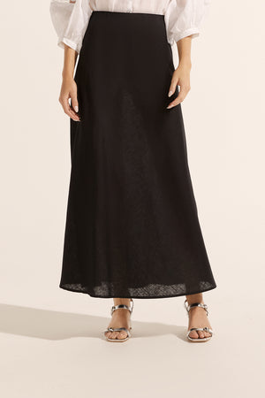 blend skirt - black
