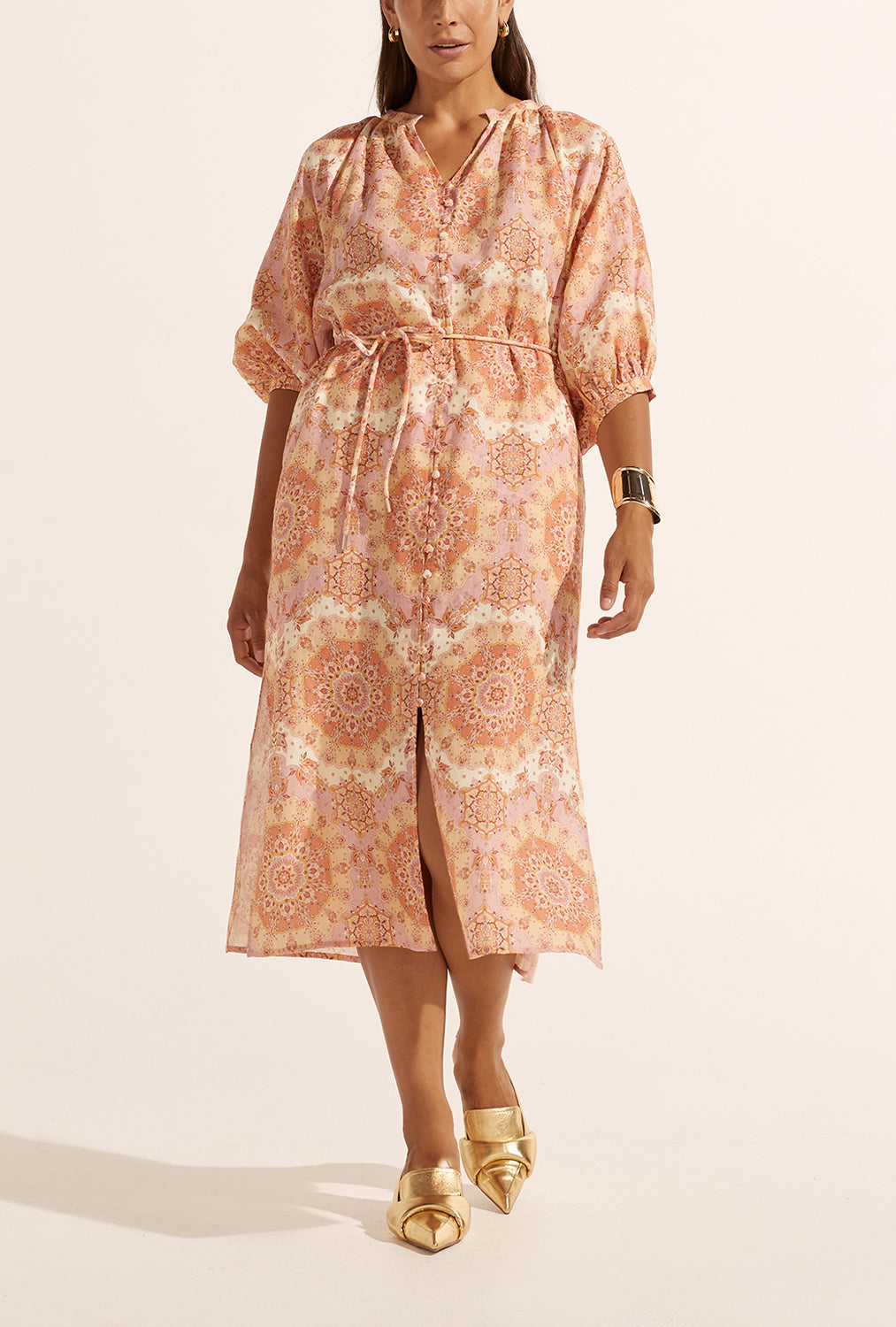 sojourn dress - sunset mosaic