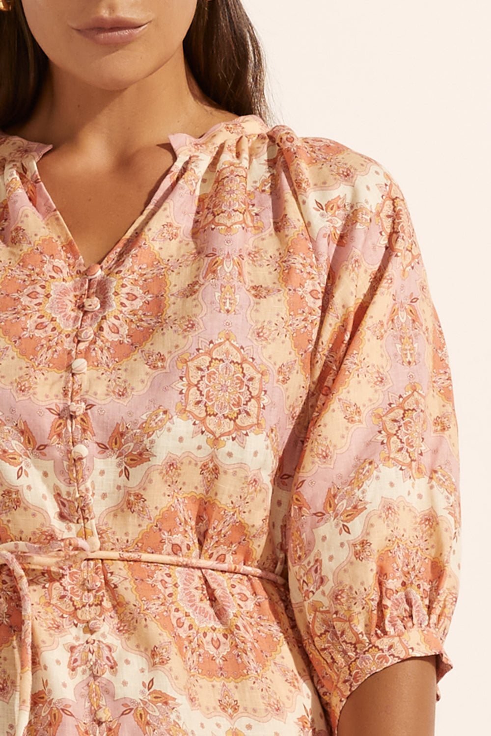 sojourn dress - sunset mosaic