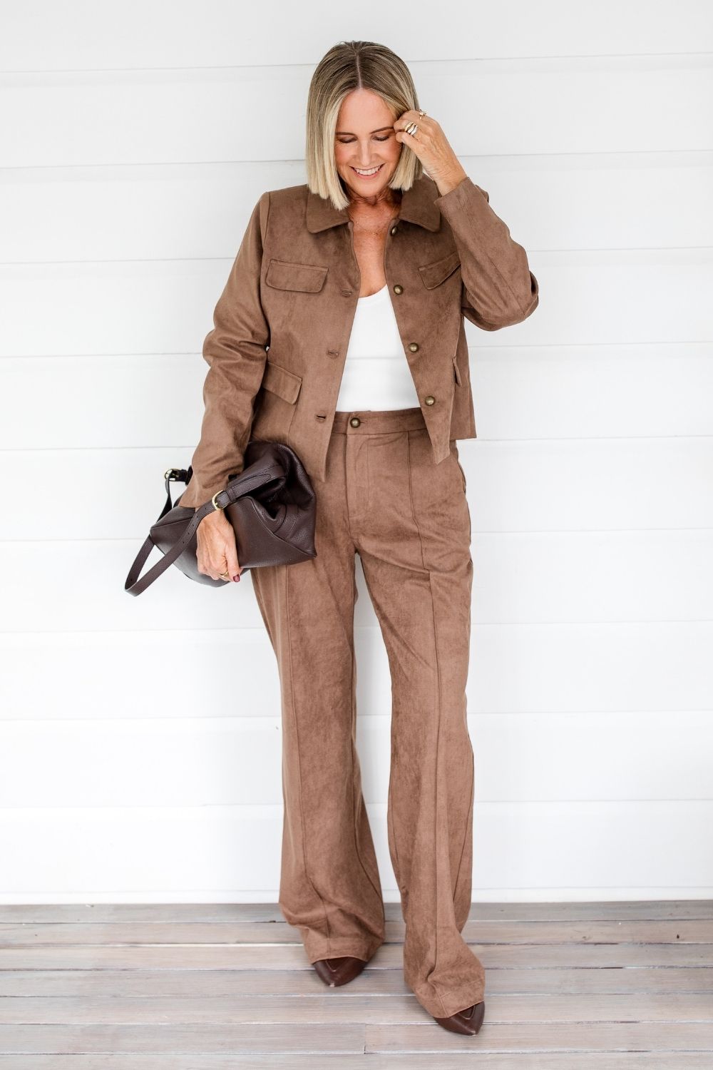 chime pant - mocha|  zoe kratzmann| considered design
