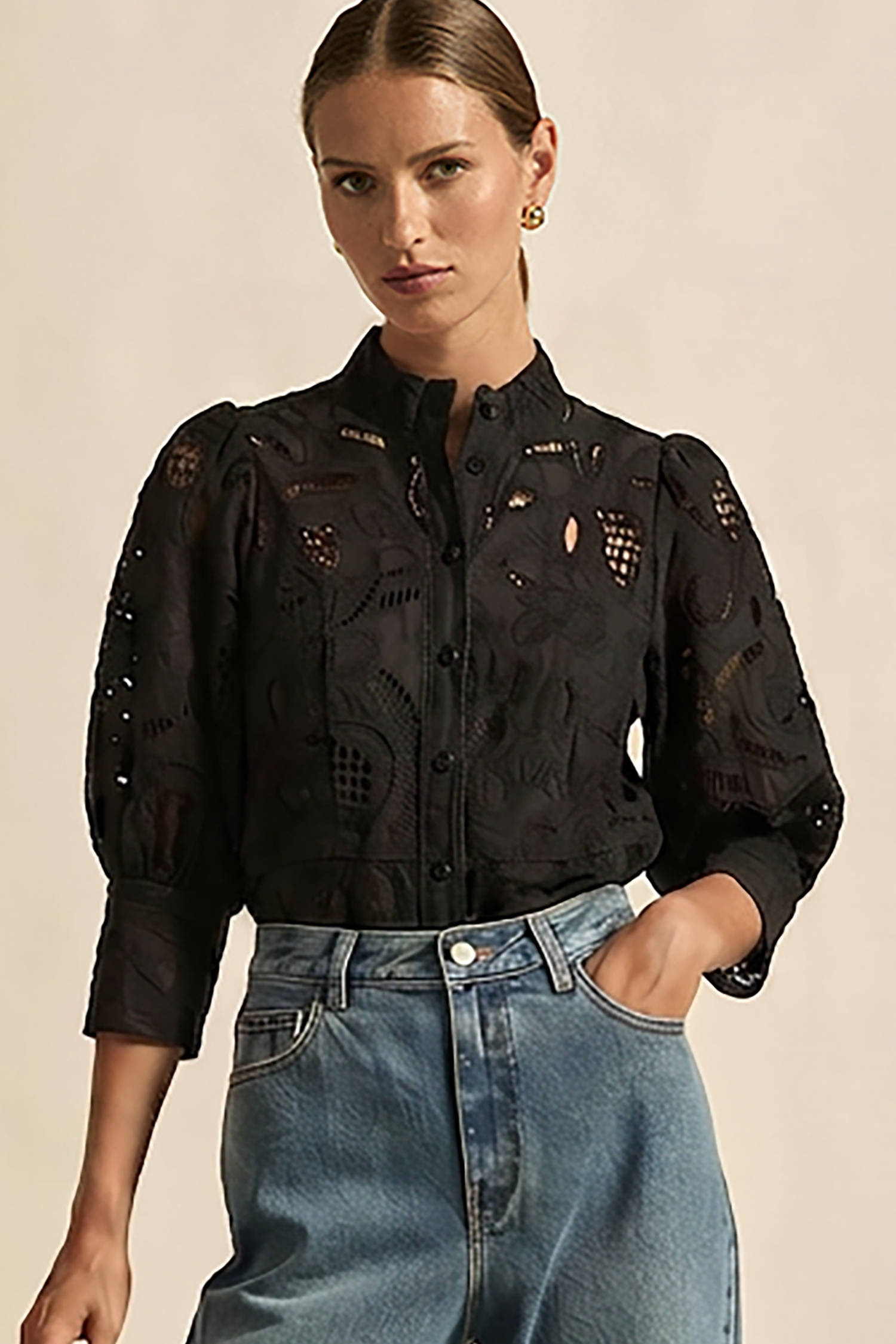 mantra top  - black