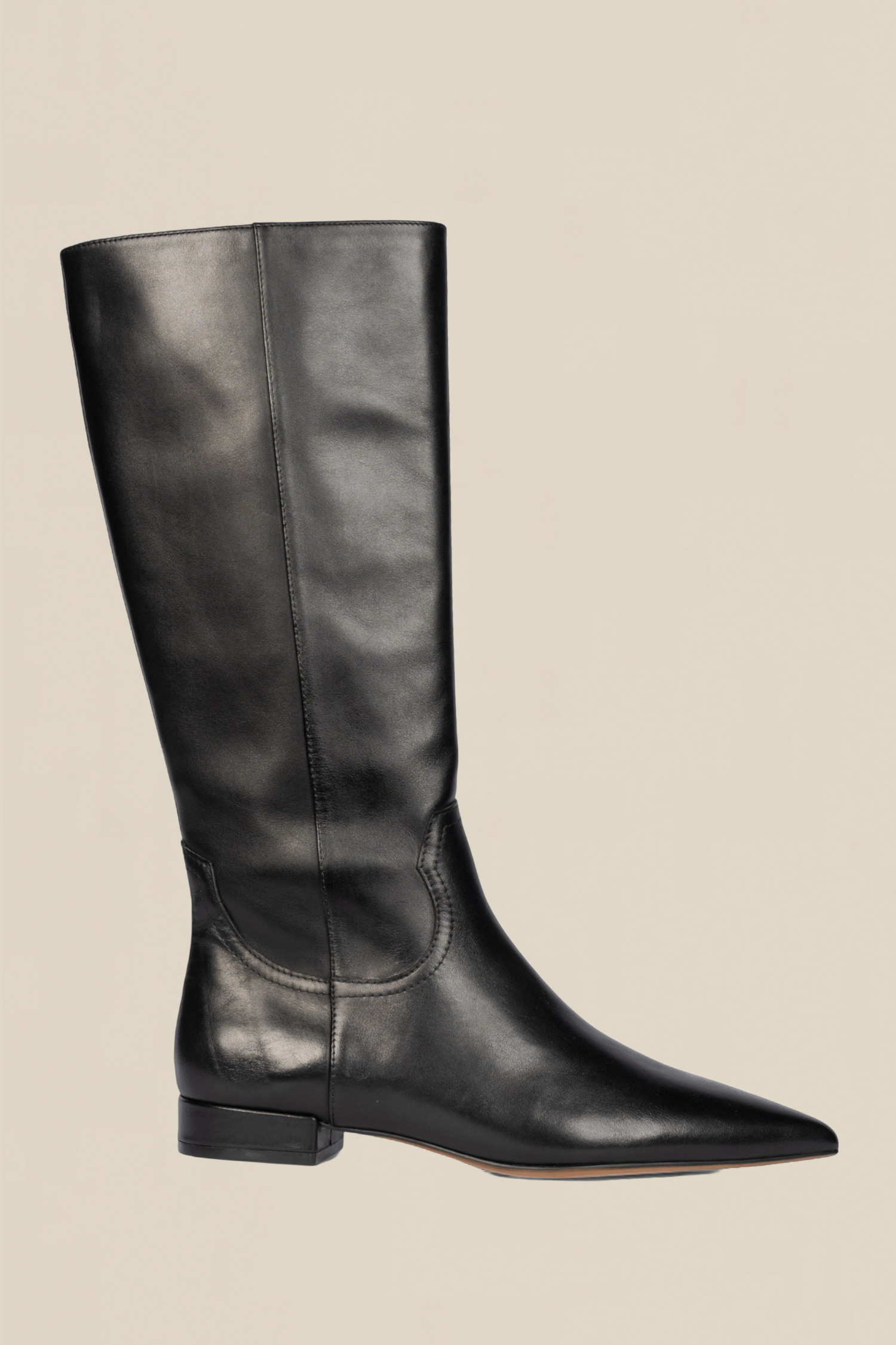 announce boot - black leather|  zoe kratzmann| considered design