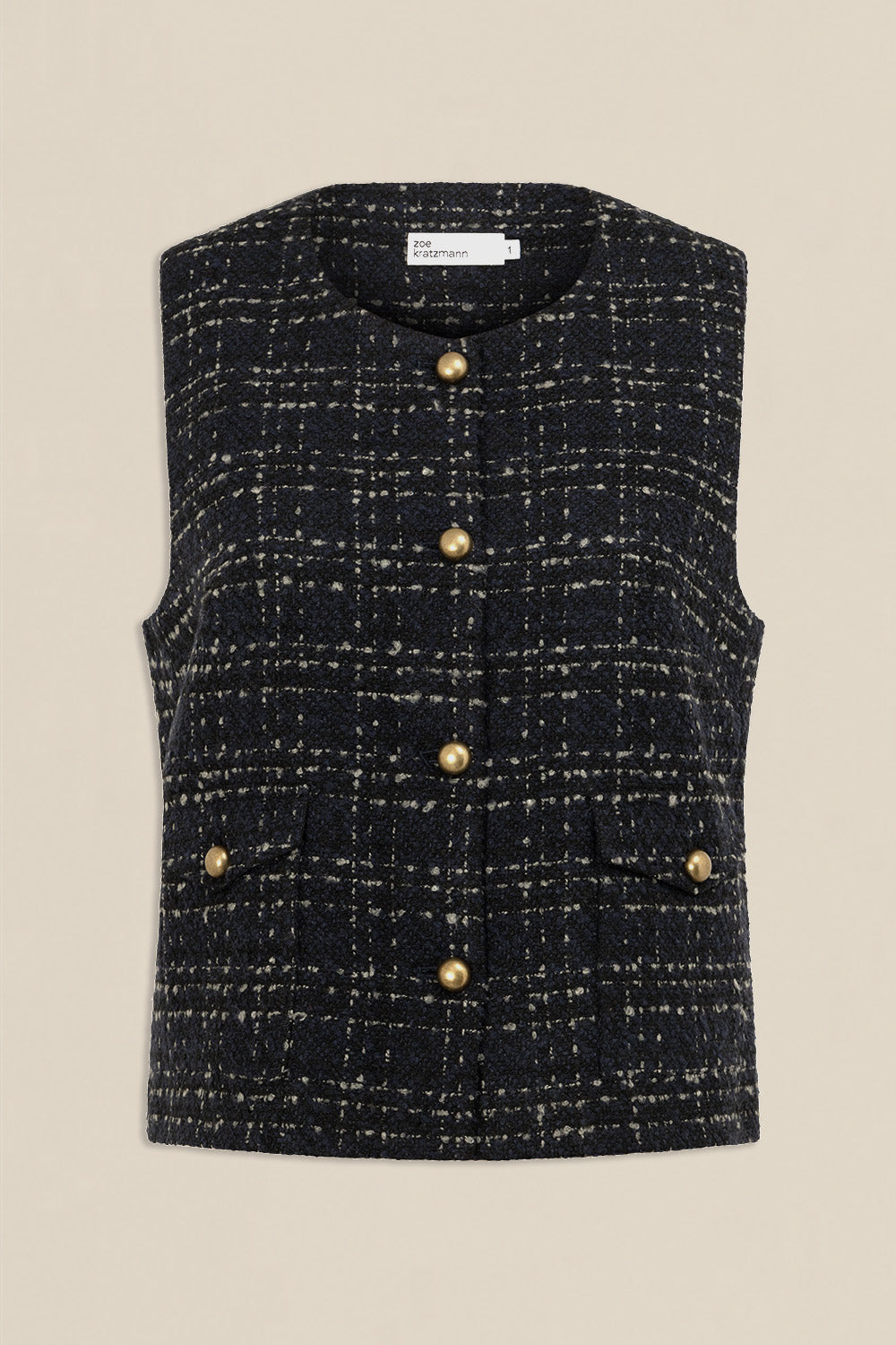 hush vest - midnight check