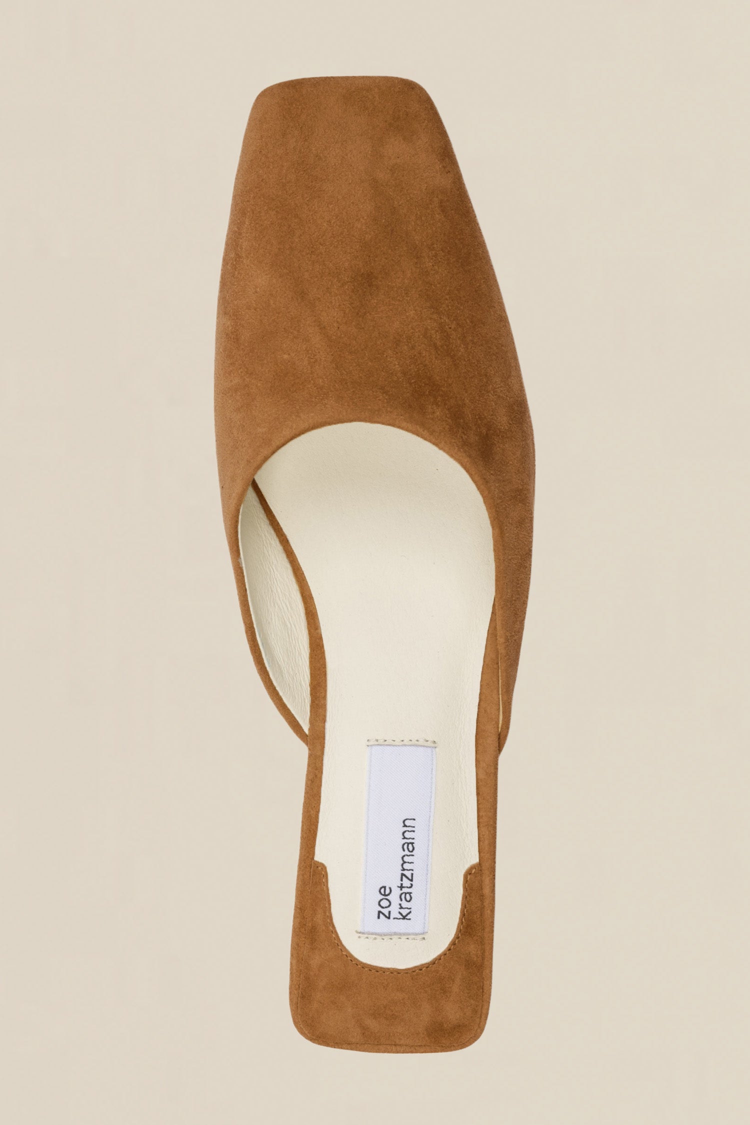 bestow slide - cinnamon suede|  zoe kratzmann| considered design