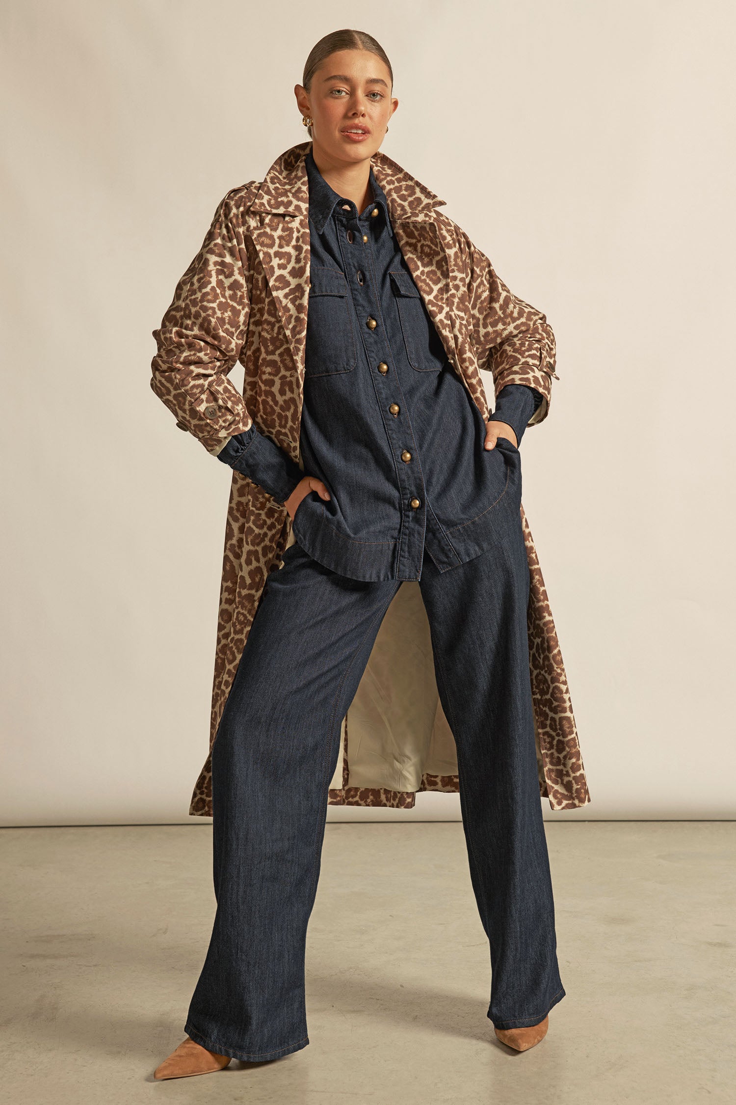 crest top - dark denim|  zoe kratzmann| considered design