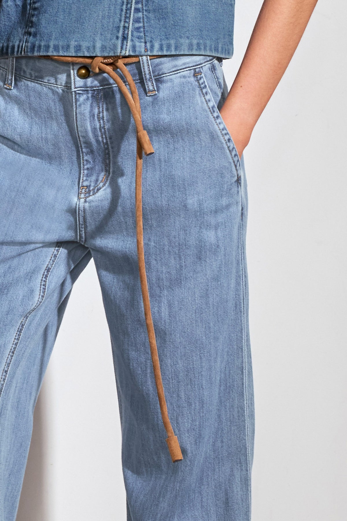 flint jean - mid wash denim|  zoe kratzmann| considered design