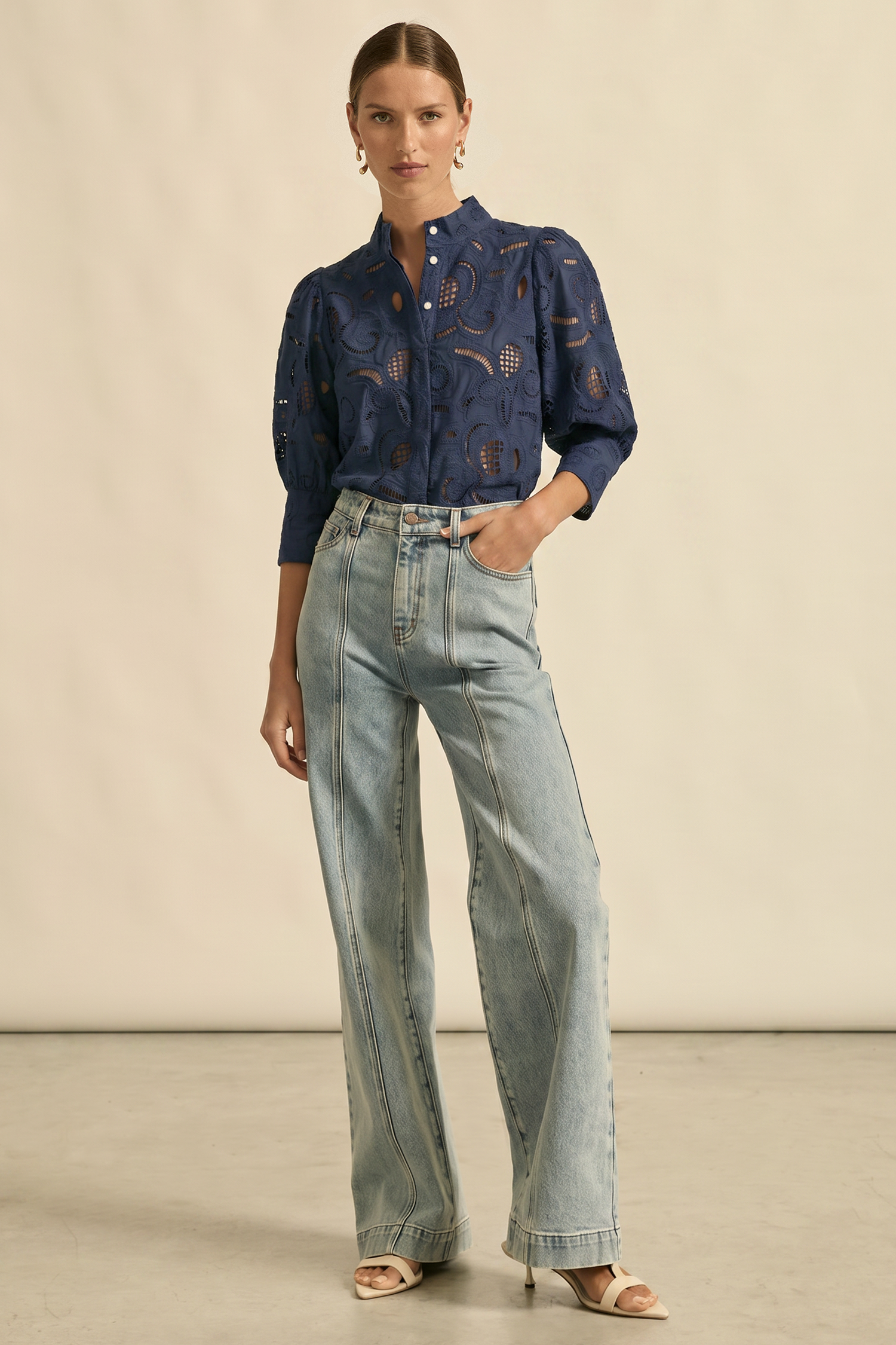 mantra top  - navy|  zoe kratzmann| considered design