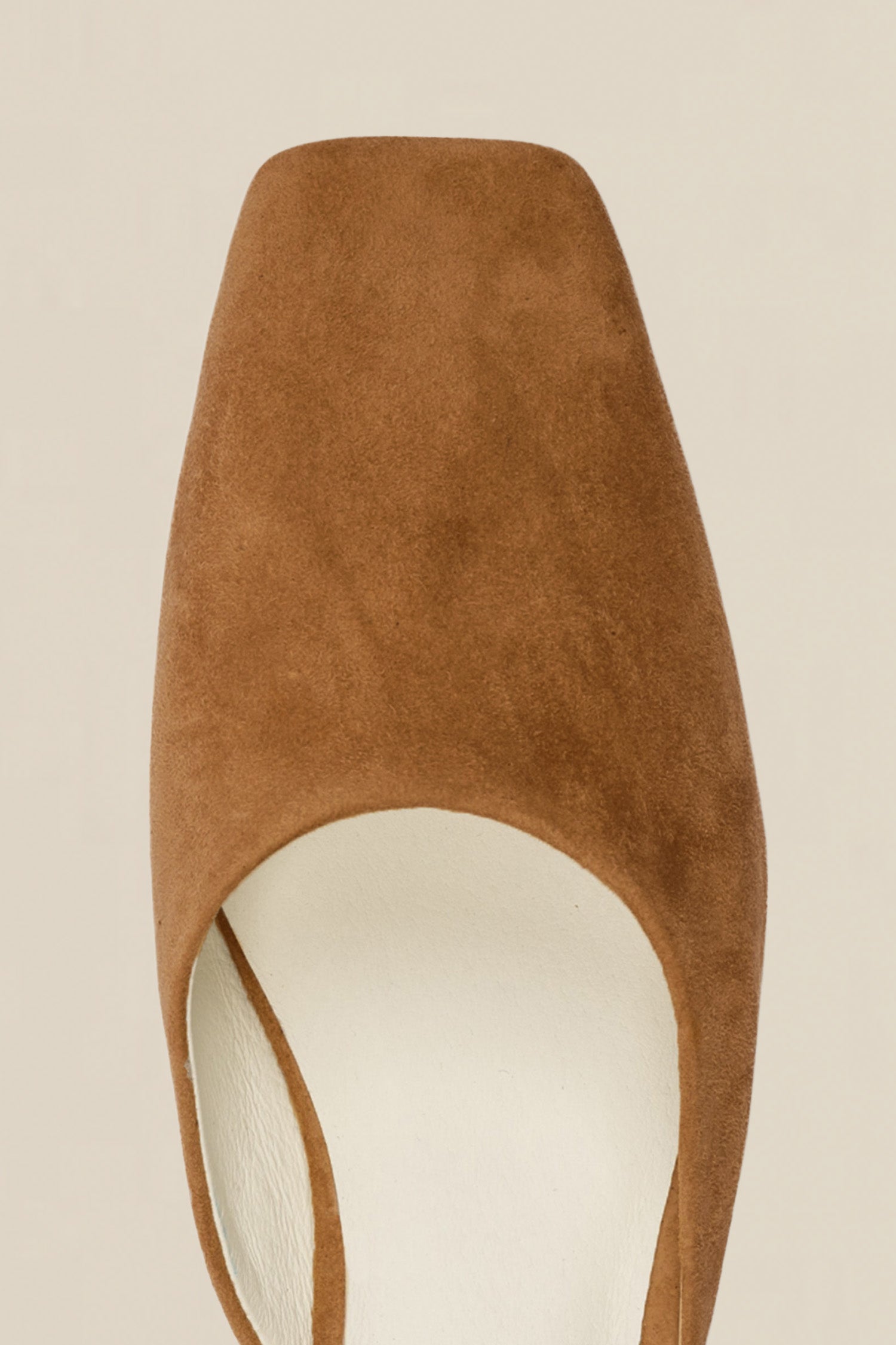 bestow slide - cinnamon suede|  zoe kratzmann| considered design