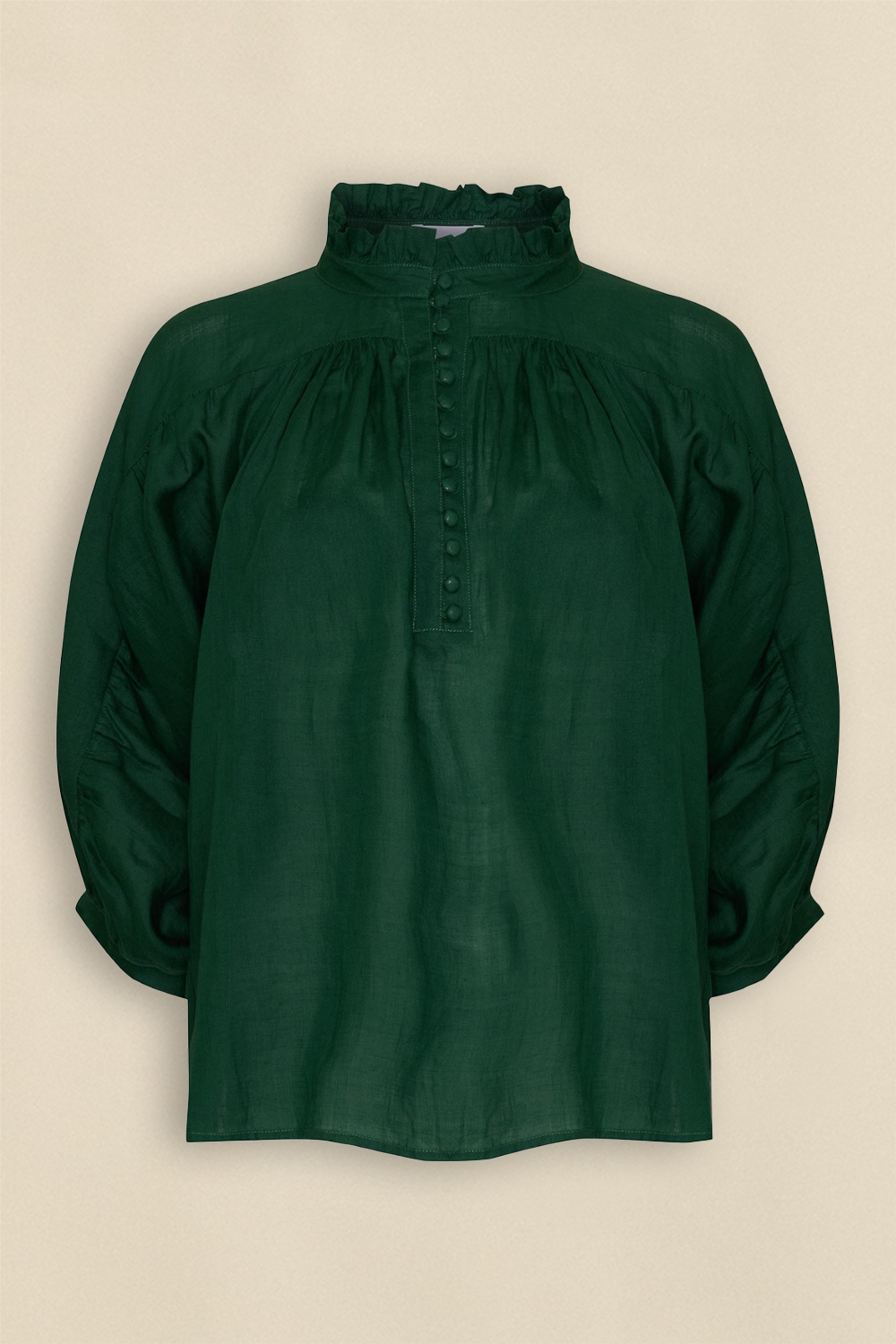 crescendo top - emerald