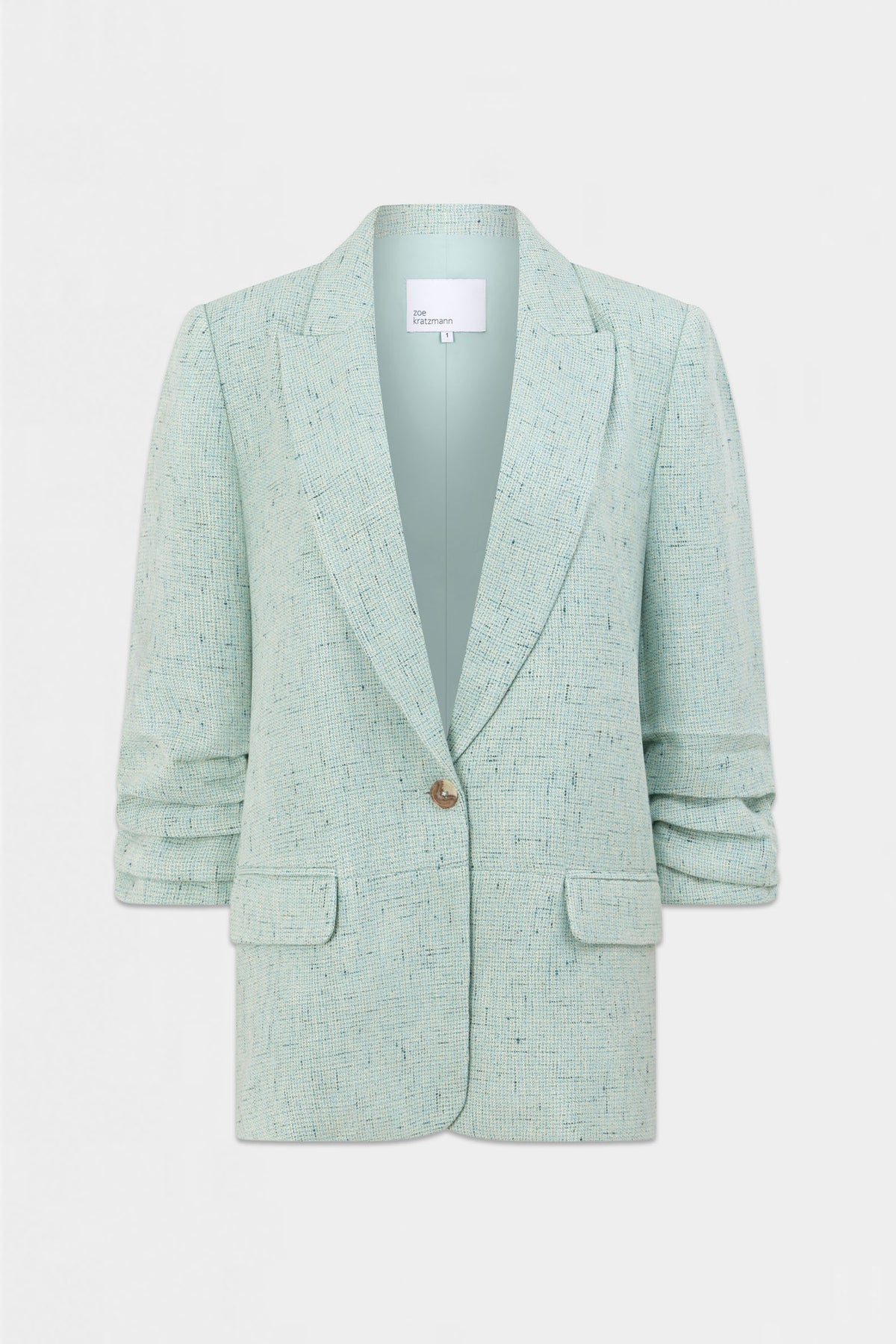 refine jacket - pistachio|  zoe kratzmann| considered design