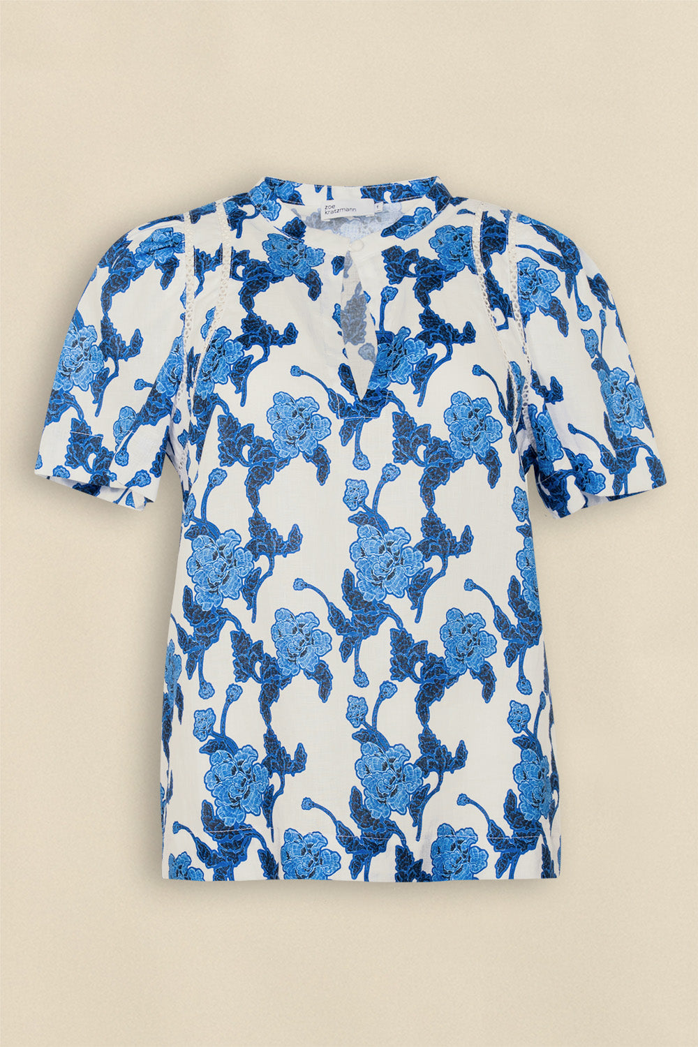 recollect top - azure bouquet|  zoe kratzmann| considered design
