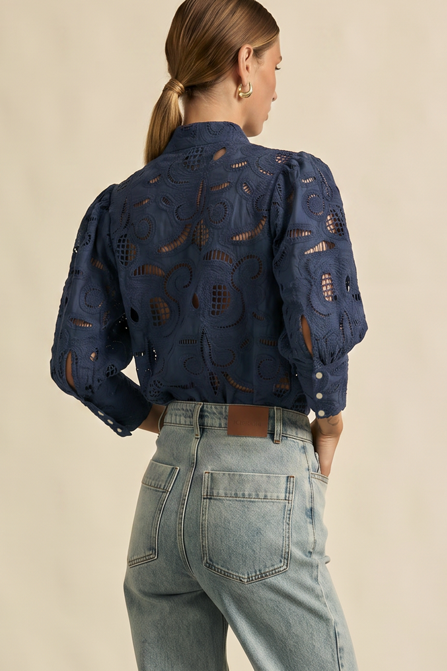 mantra top  - navy|  zoe kratzmann| considered design
