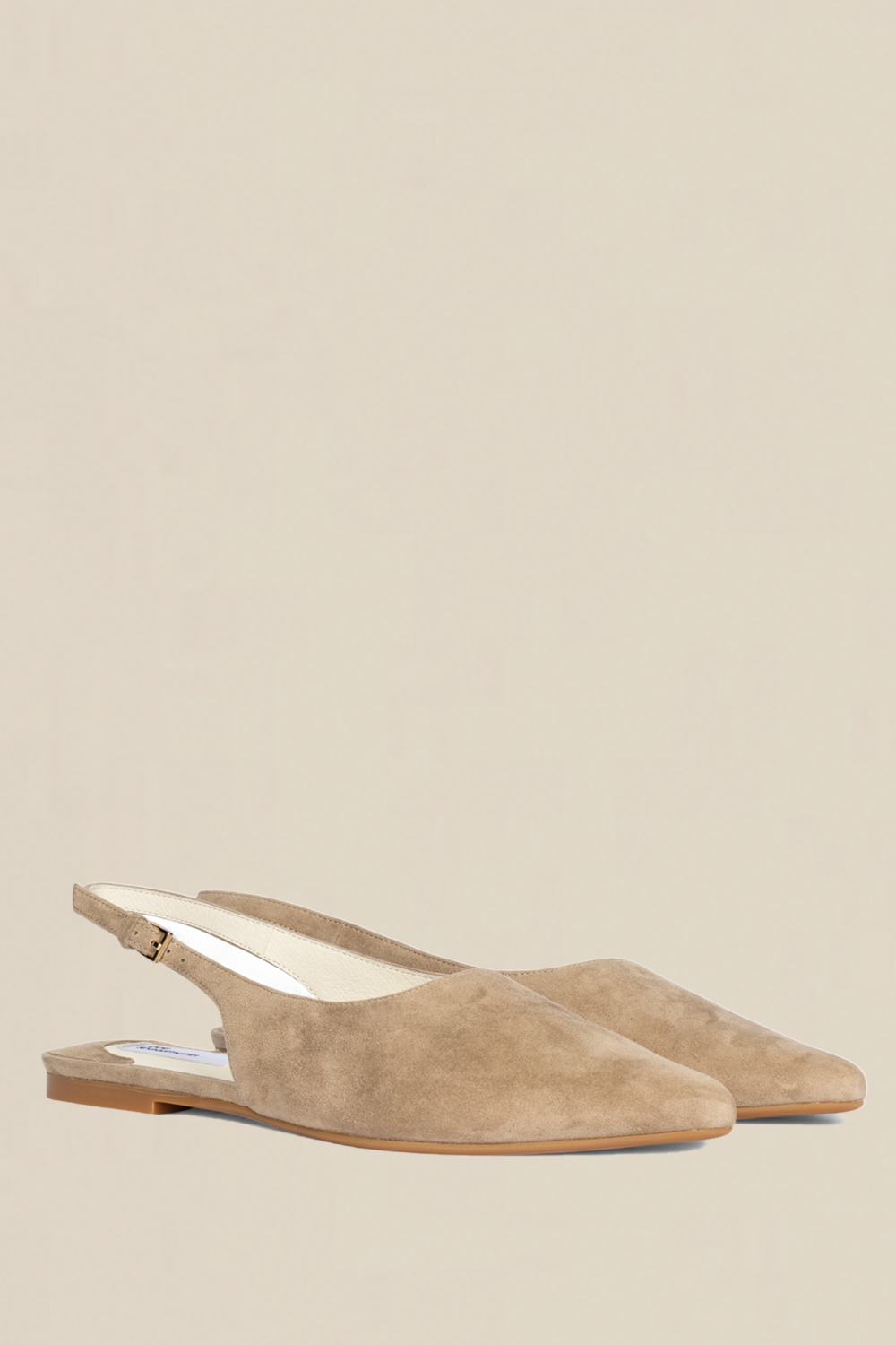 settle sling back - truffle suede