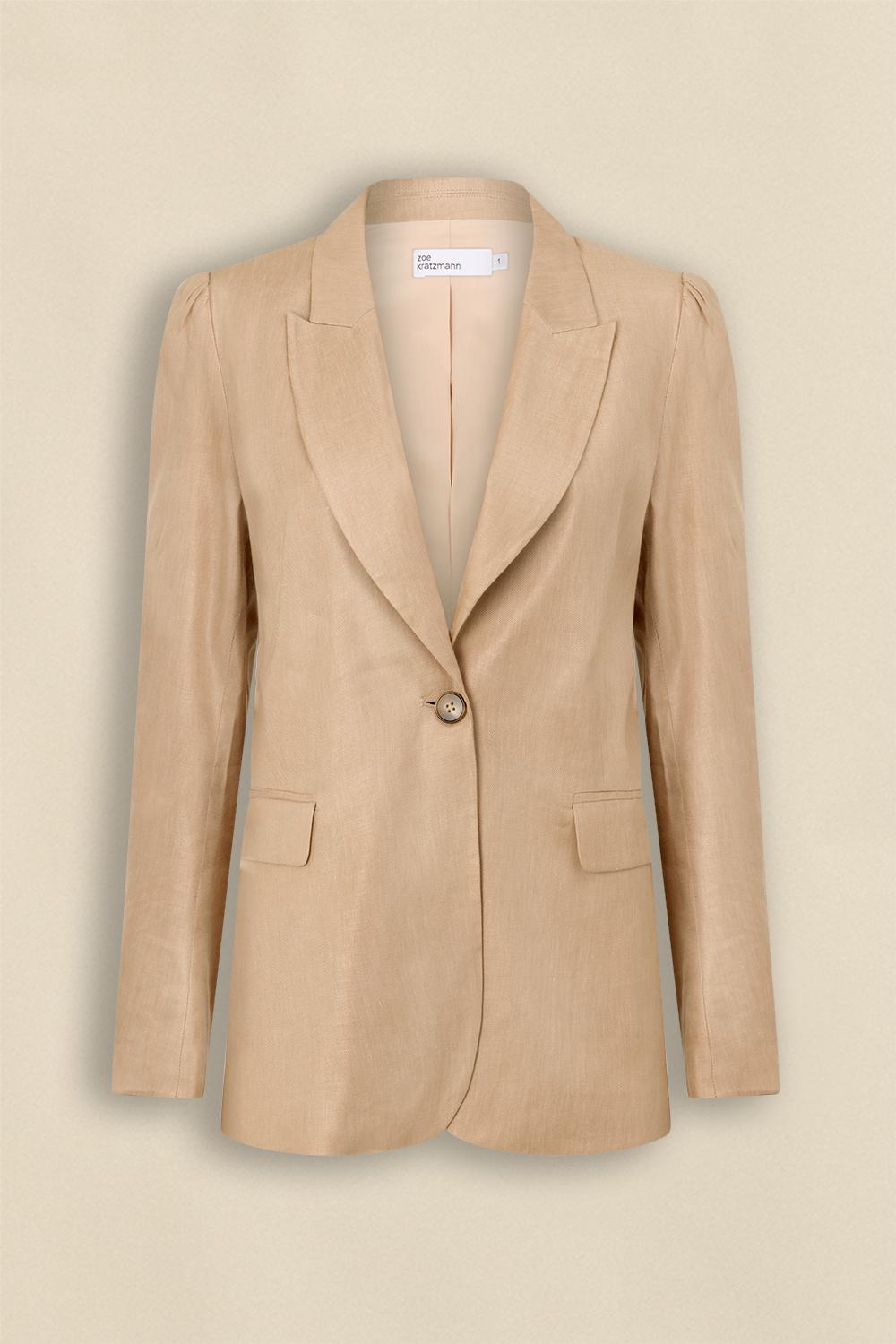 wield jacket - stone|  zoe kratzmann| considered design
