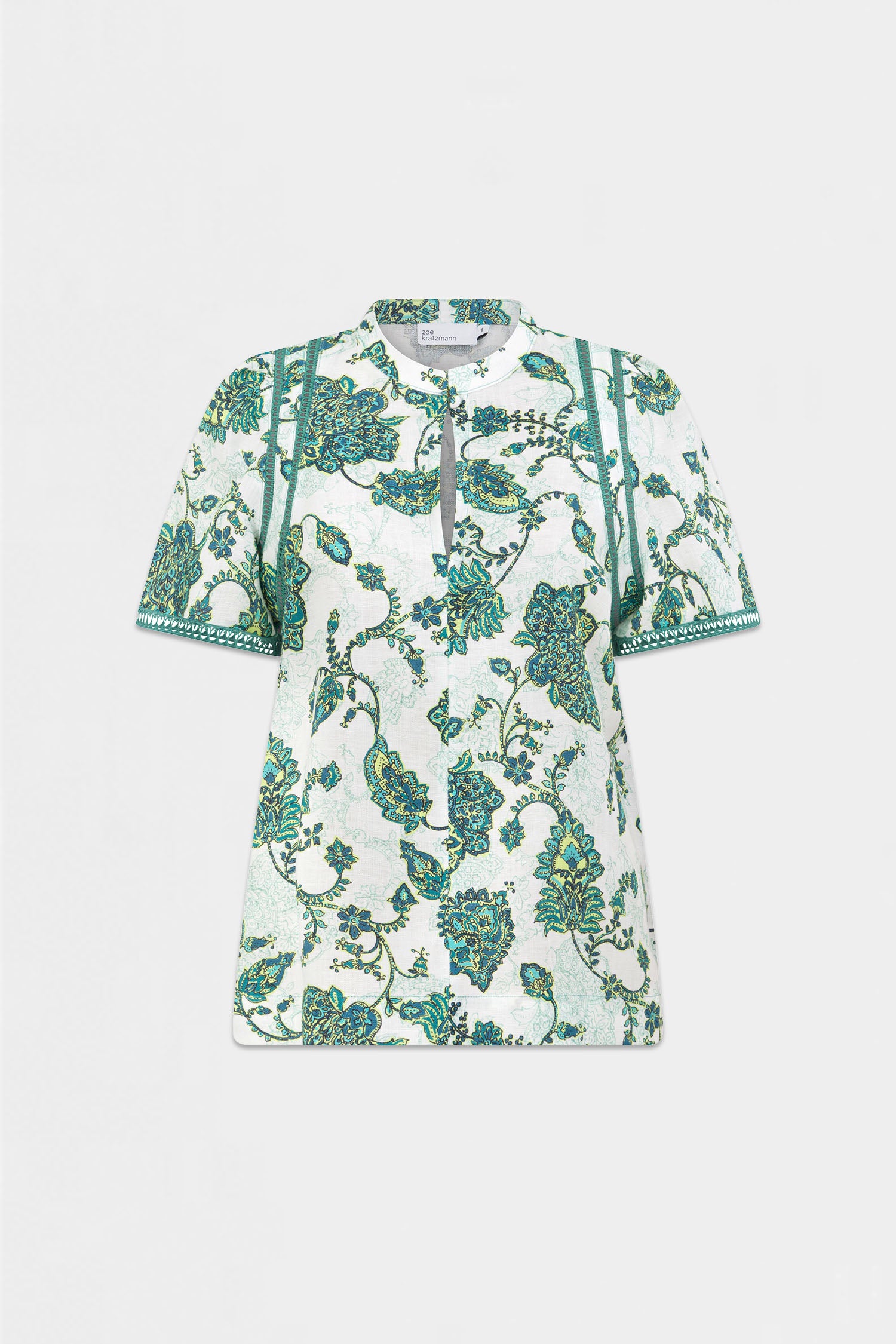 charm top - garden paisley|  zoe kratzmann| considered design