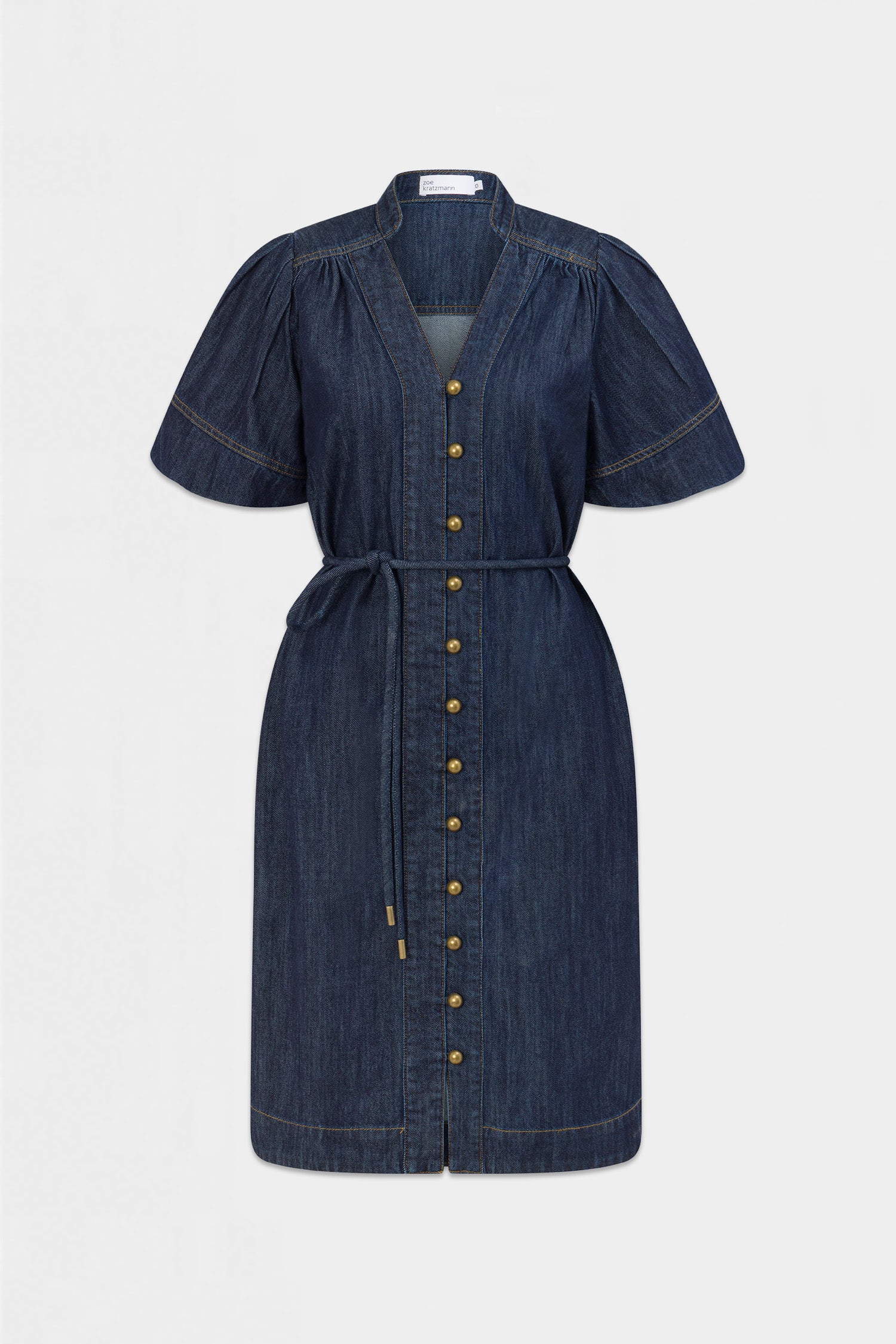 honor dress - dark denim|  zoe kratzmann| considered design