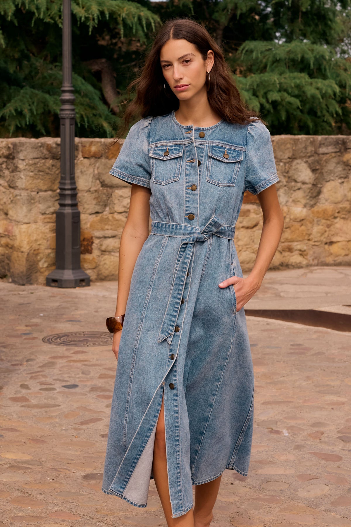 allude dress - mid denim|  zoe kratzmann| considered design