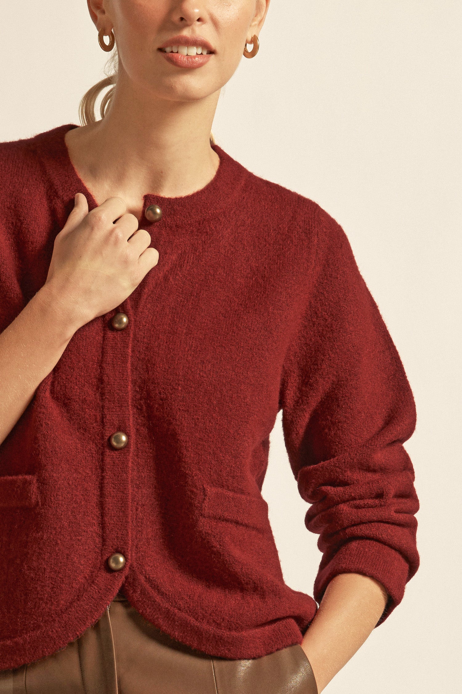 blur knit - RASPBERRY|  zoe kratzmann| considered design