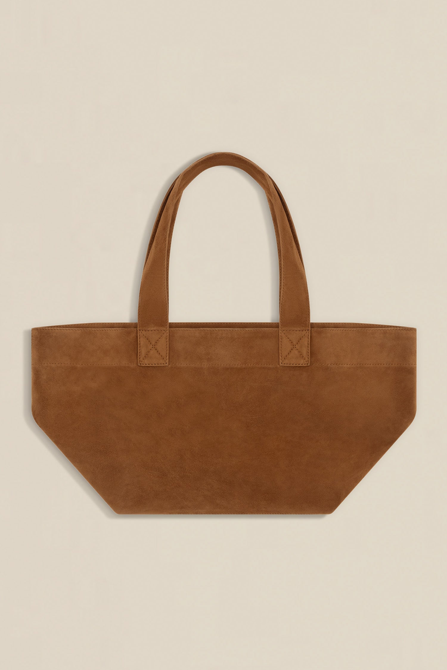 suede shoulder bag - cinnamon suede|  zoe kratzmann| considered design