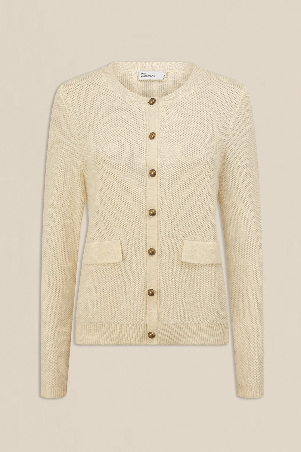 camber knit - Alabaster