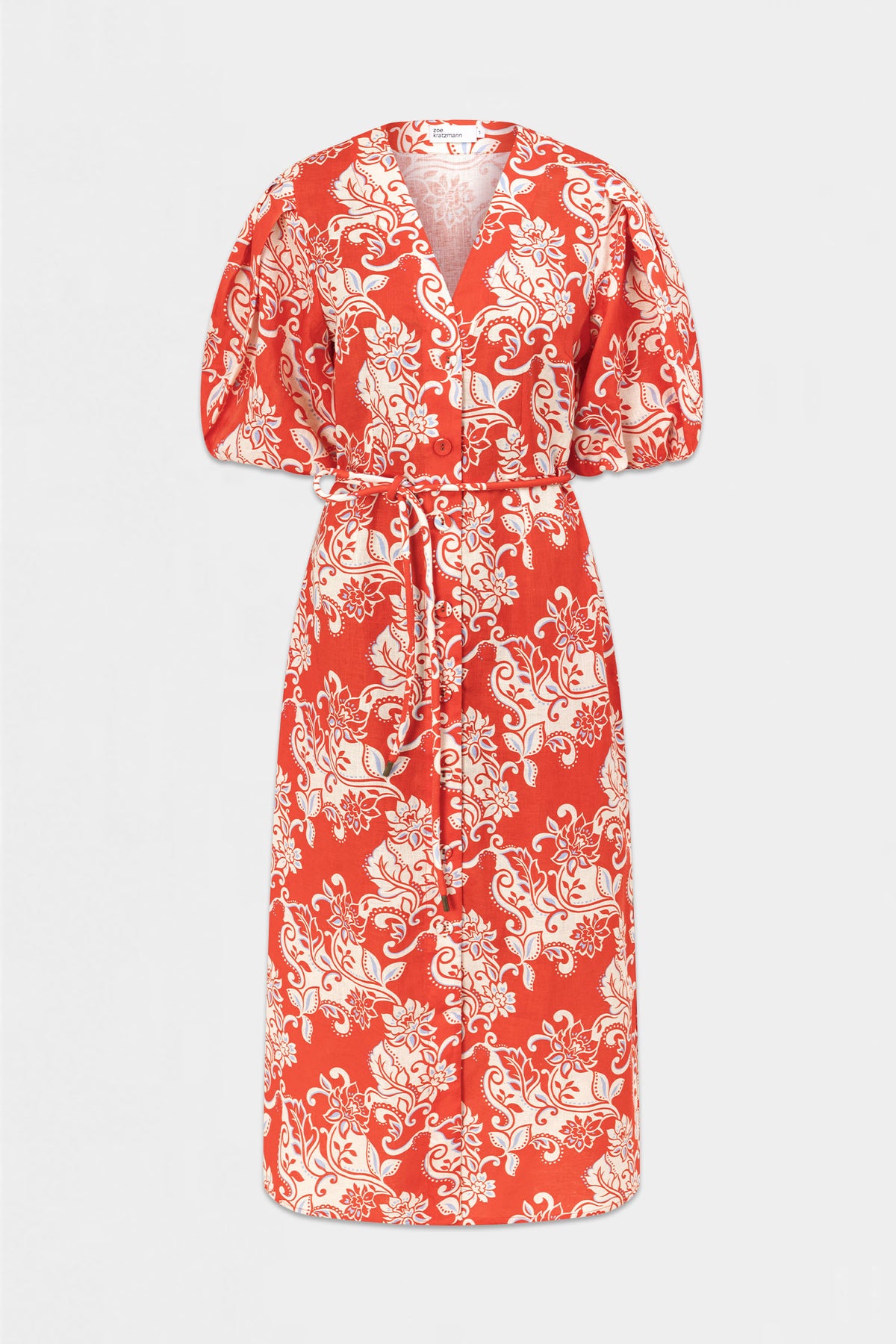 focus dress - tangerine field|  zoe kratzmann| considered design