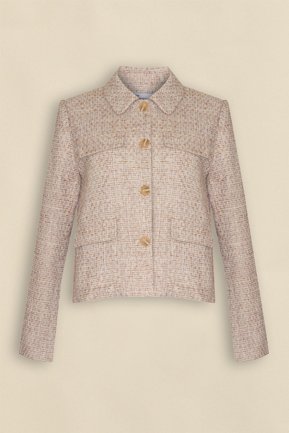 adjoin jacket - biscuit boucle