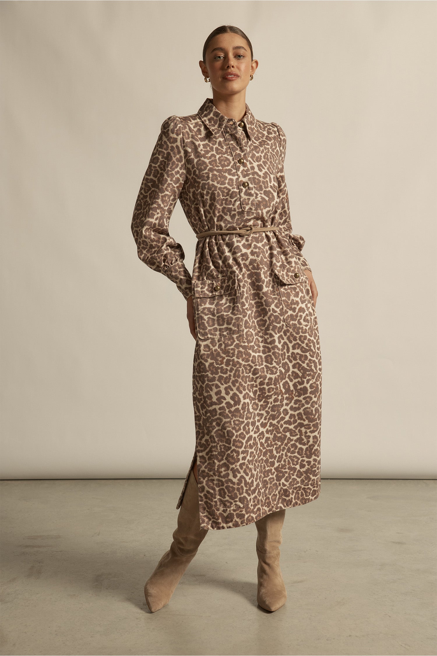 Echelon Dress - ocelot|  zoe kratzmann| considered design