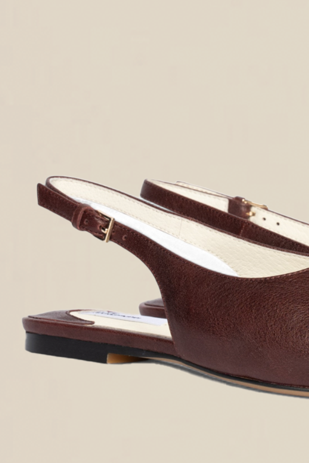 settle sling back - currant leather