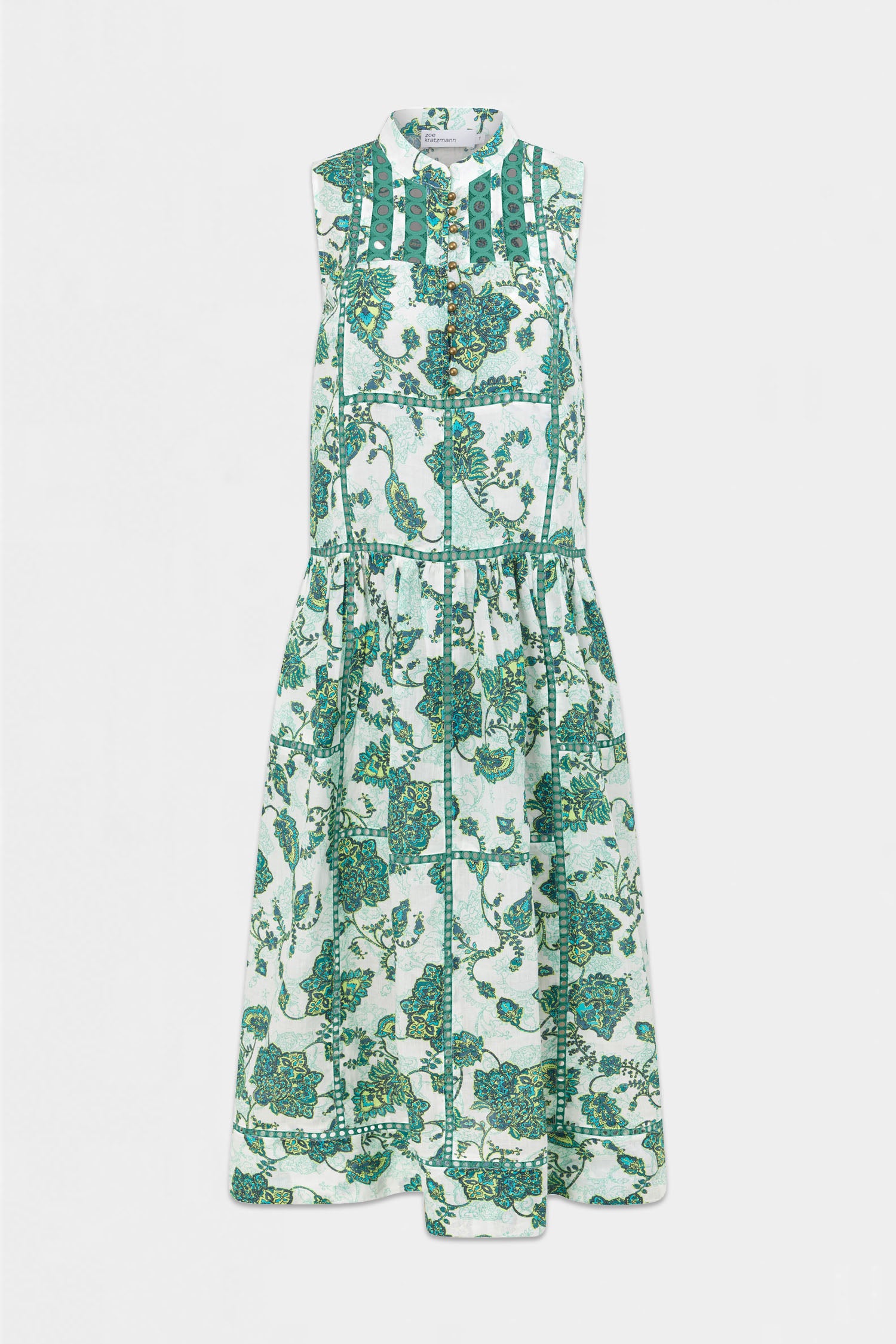 linger dress - garden paisley|  zoe kratzmann| considered design