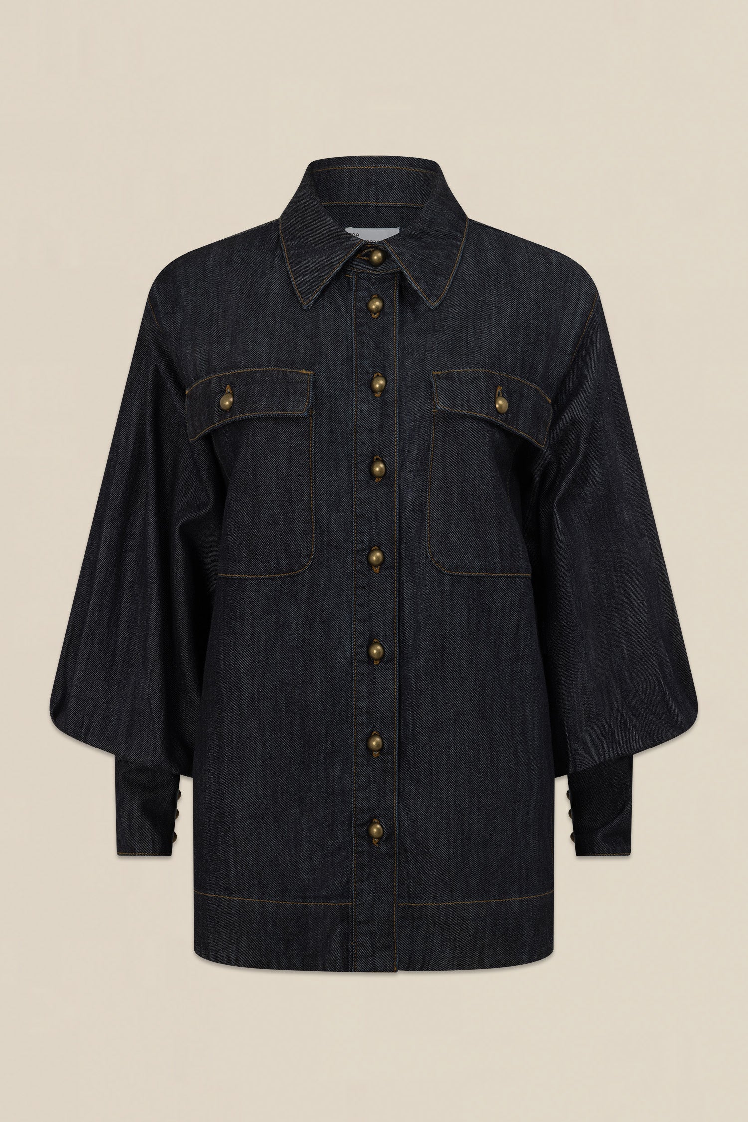 crest top - dark denim|  zoe kratzmann| considered design