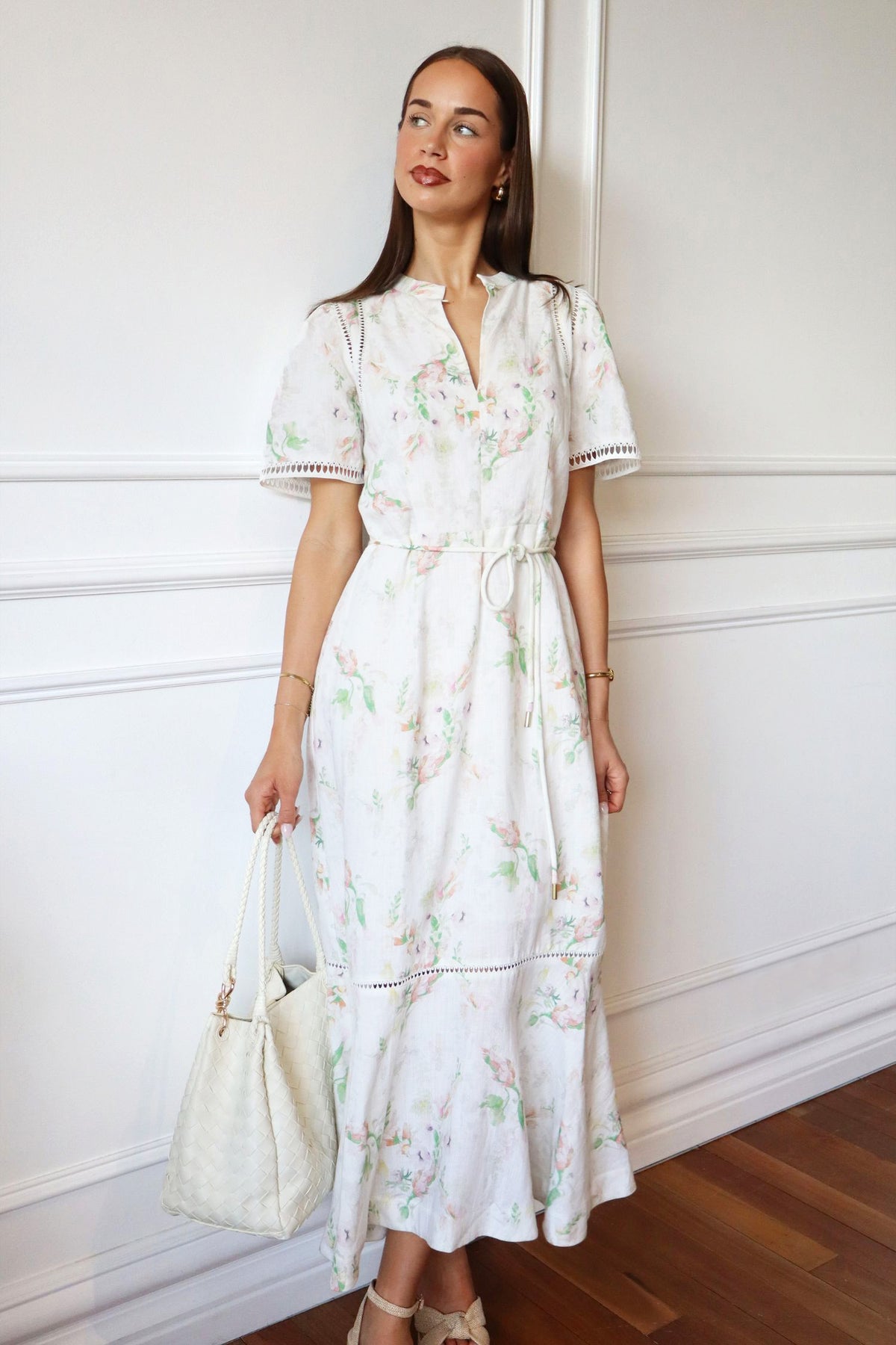 poem dress - painterly bloom|  zoe kratzmann| considered design