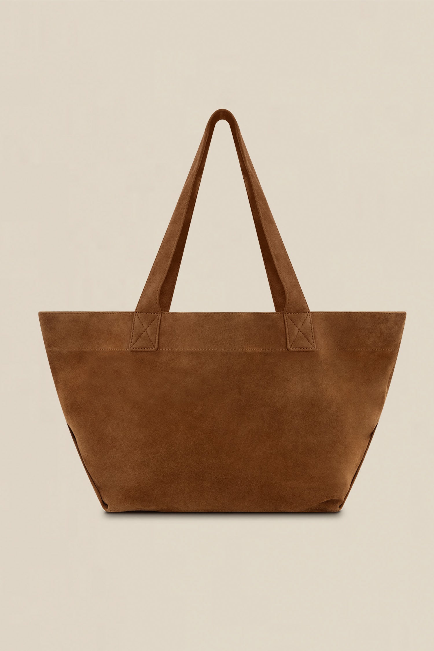 suede shoulder bag - cinnamon suede – zoe kratzmann