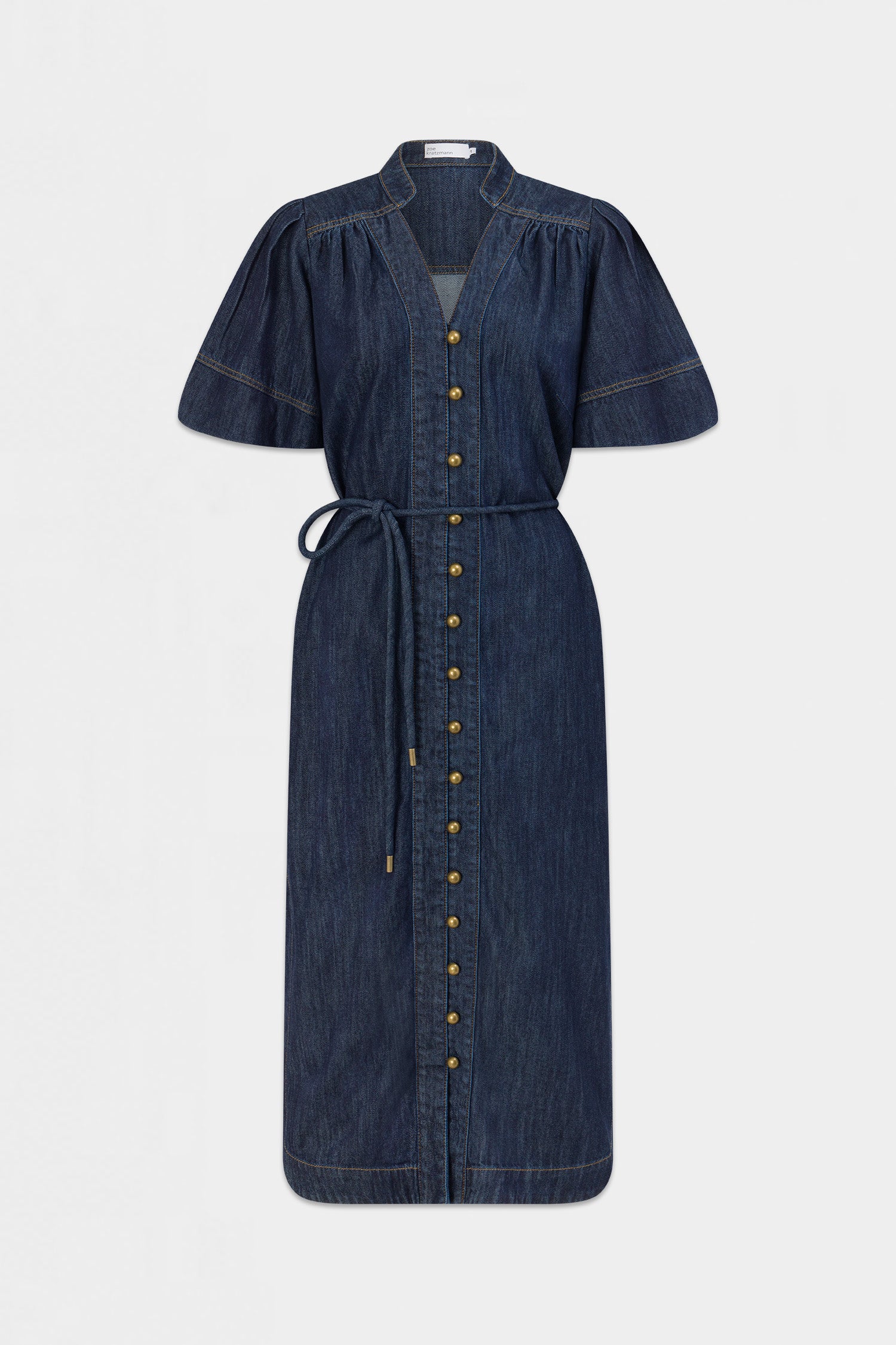 legacy dress - dark denim|  zoe kratzmann| considered design