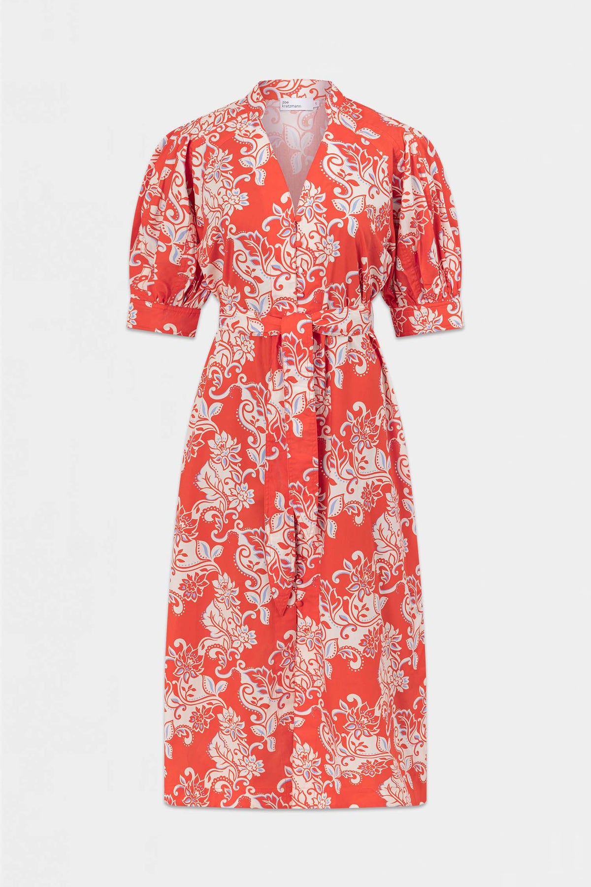 impart dress - tangerine field|  zoe kratzmann| considered design