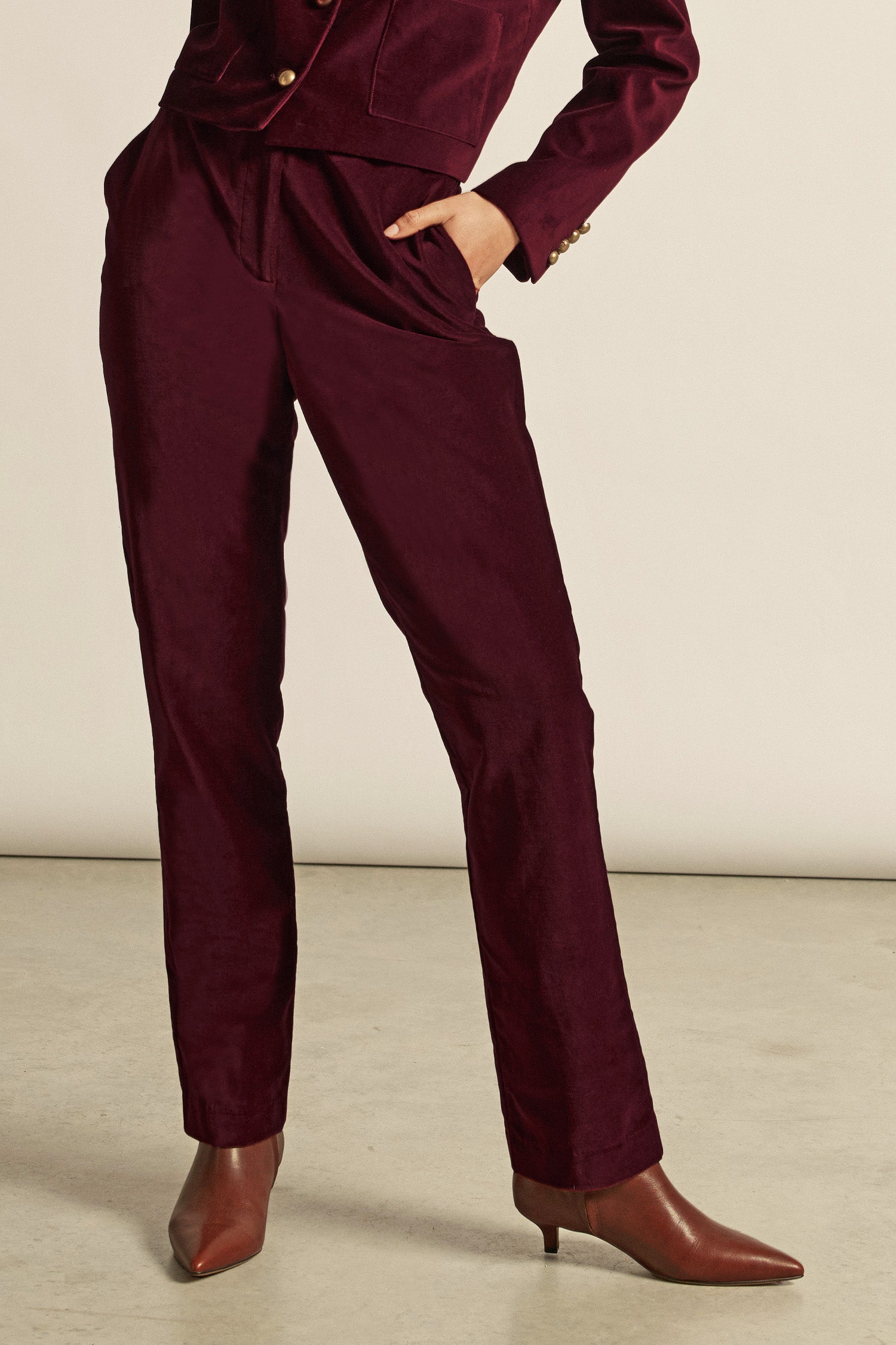 noble pant - berry|  zoe kratzmann| considered design