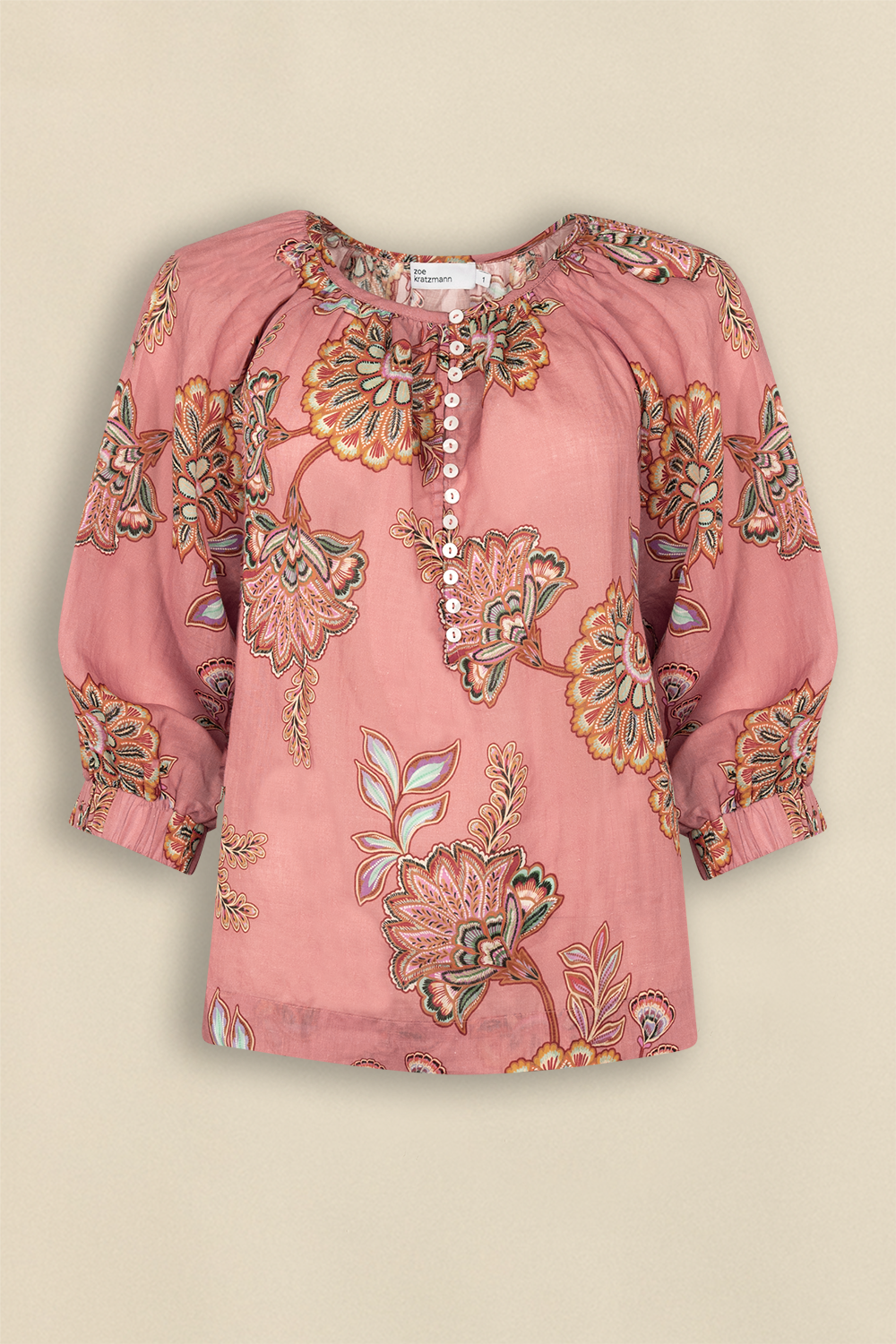 tranquil top - kgari bloom|  zoe kratzmann| considered design
