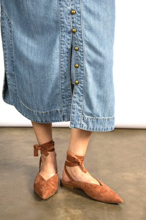 studio slide - cedar suede