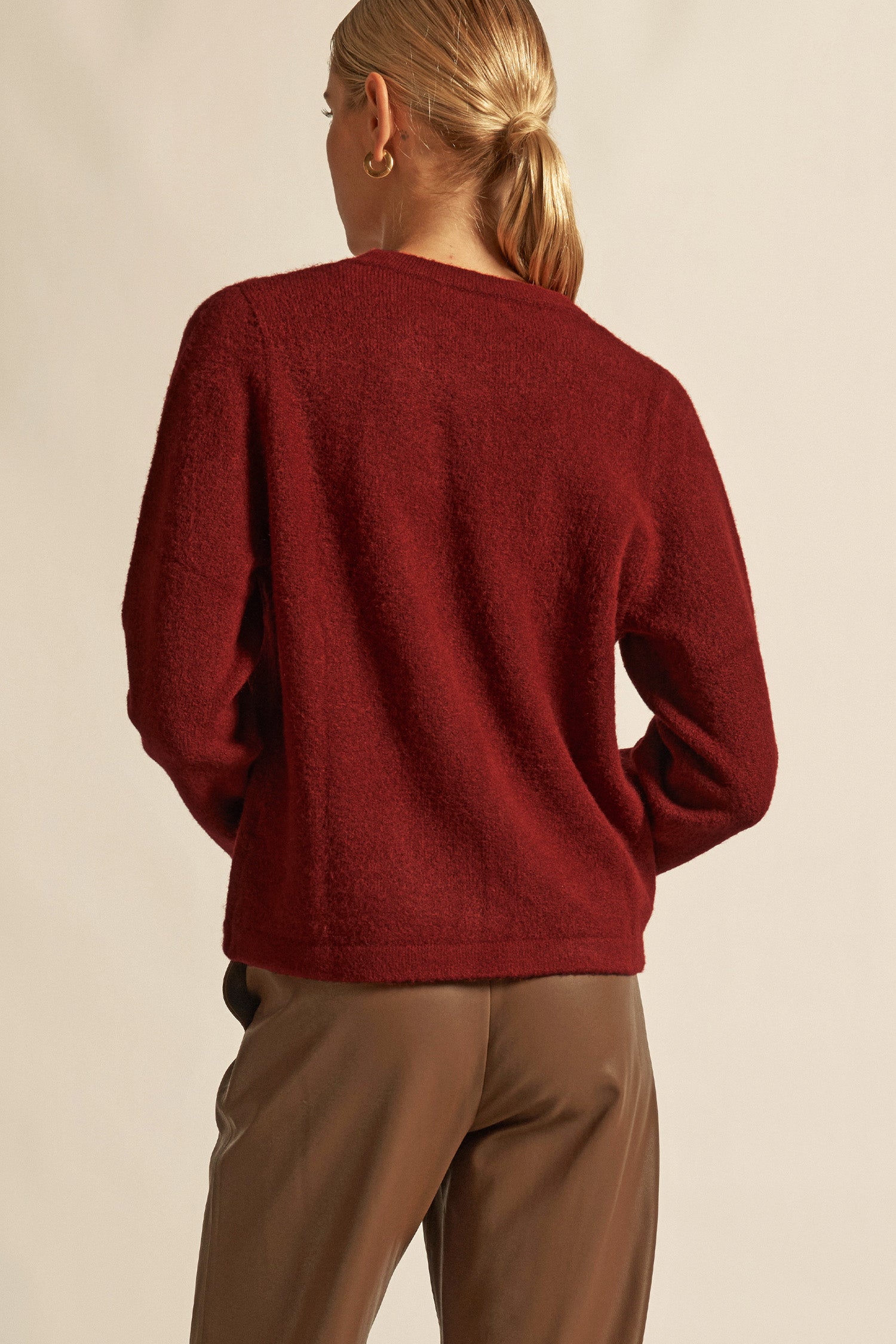 blur knit - RASPBERRY|  zoe kratzmann| considered design