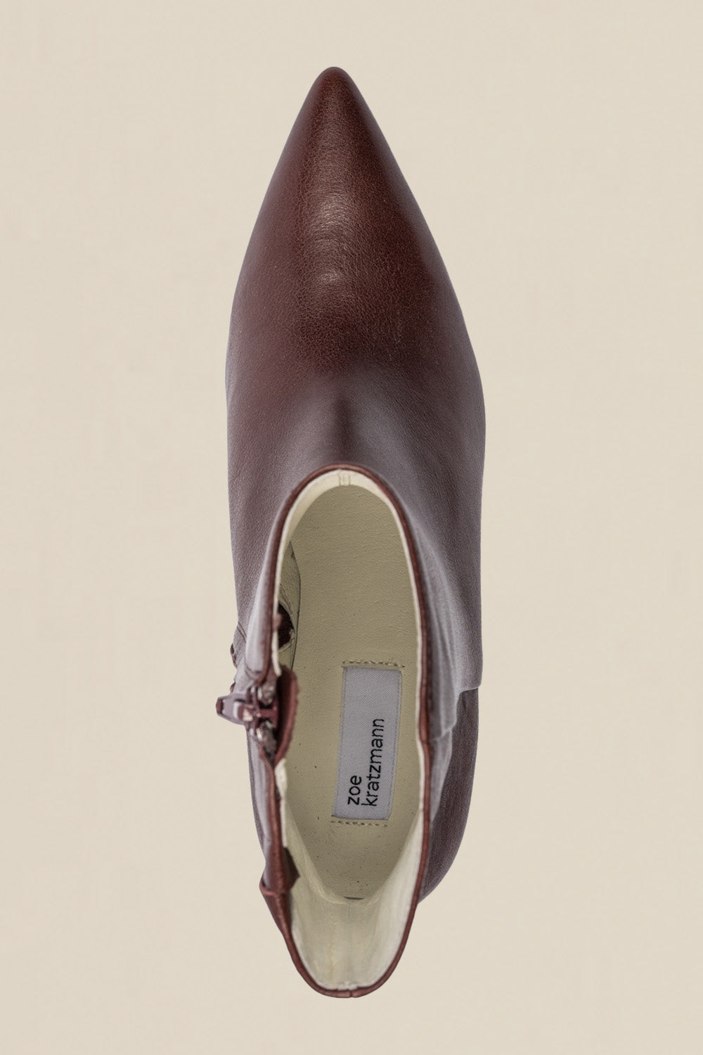 implicit boot - currant leather|  zoe kratzmann| considered design