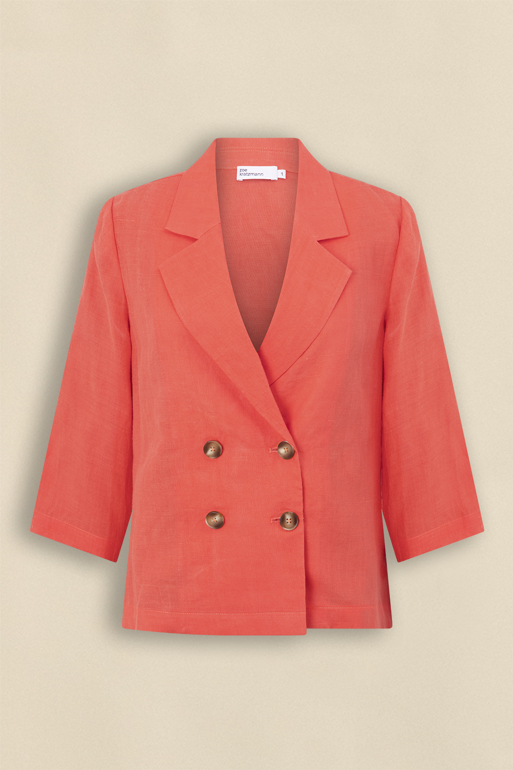 valley jacket - melon|  zoe kratzmann| considered design