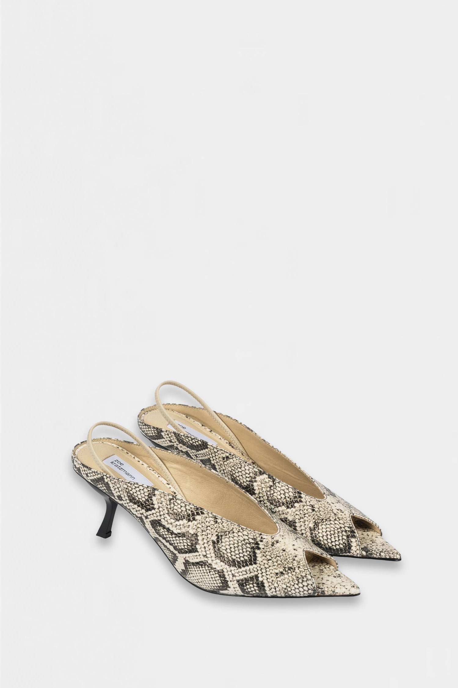 aplomb heel - viper leather