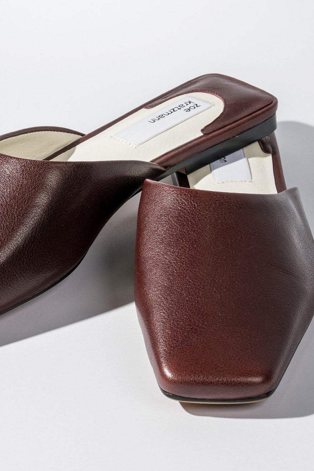 bestow slide - currant leather|  zoe kratzmann| considered design