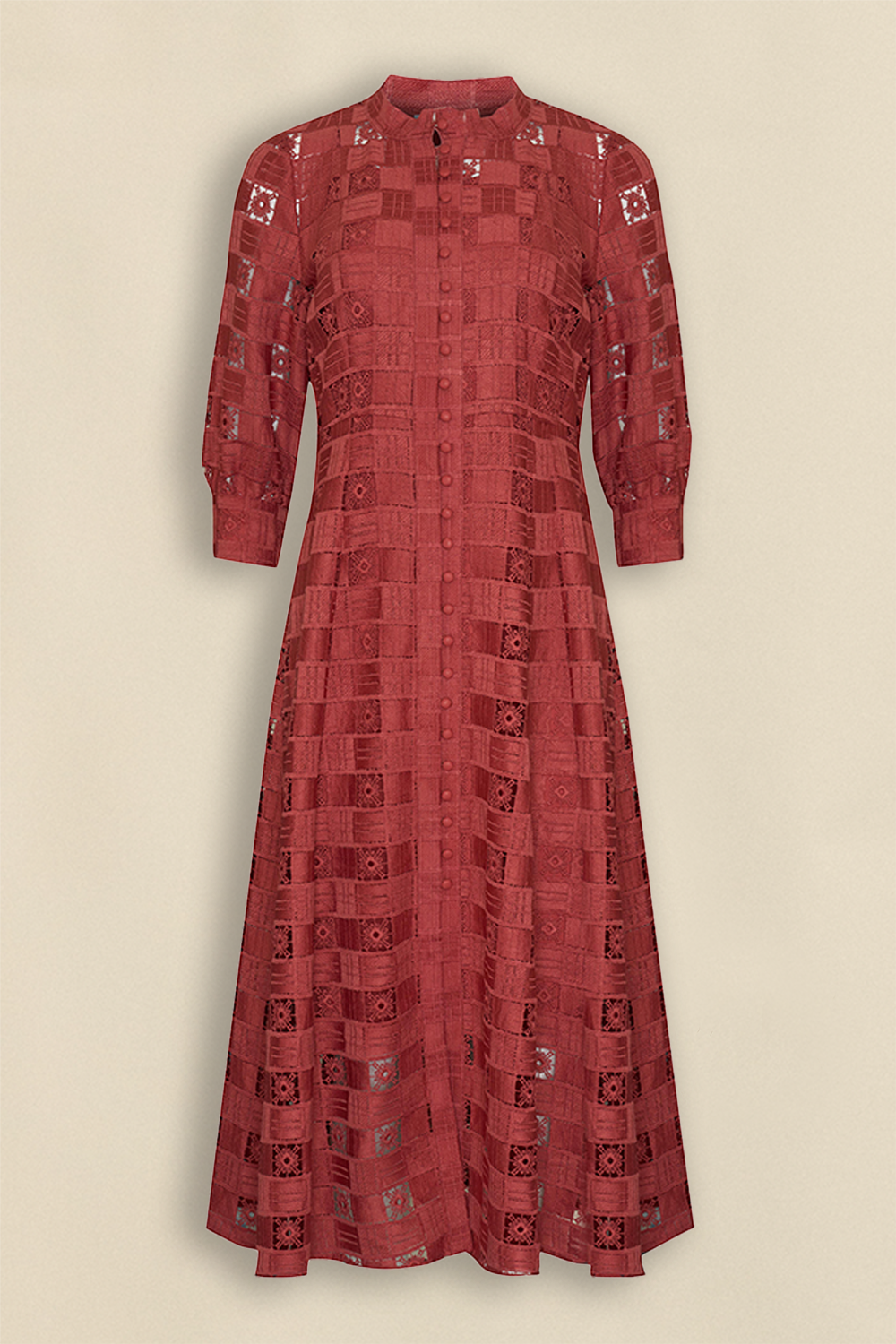 beguile dress - clay