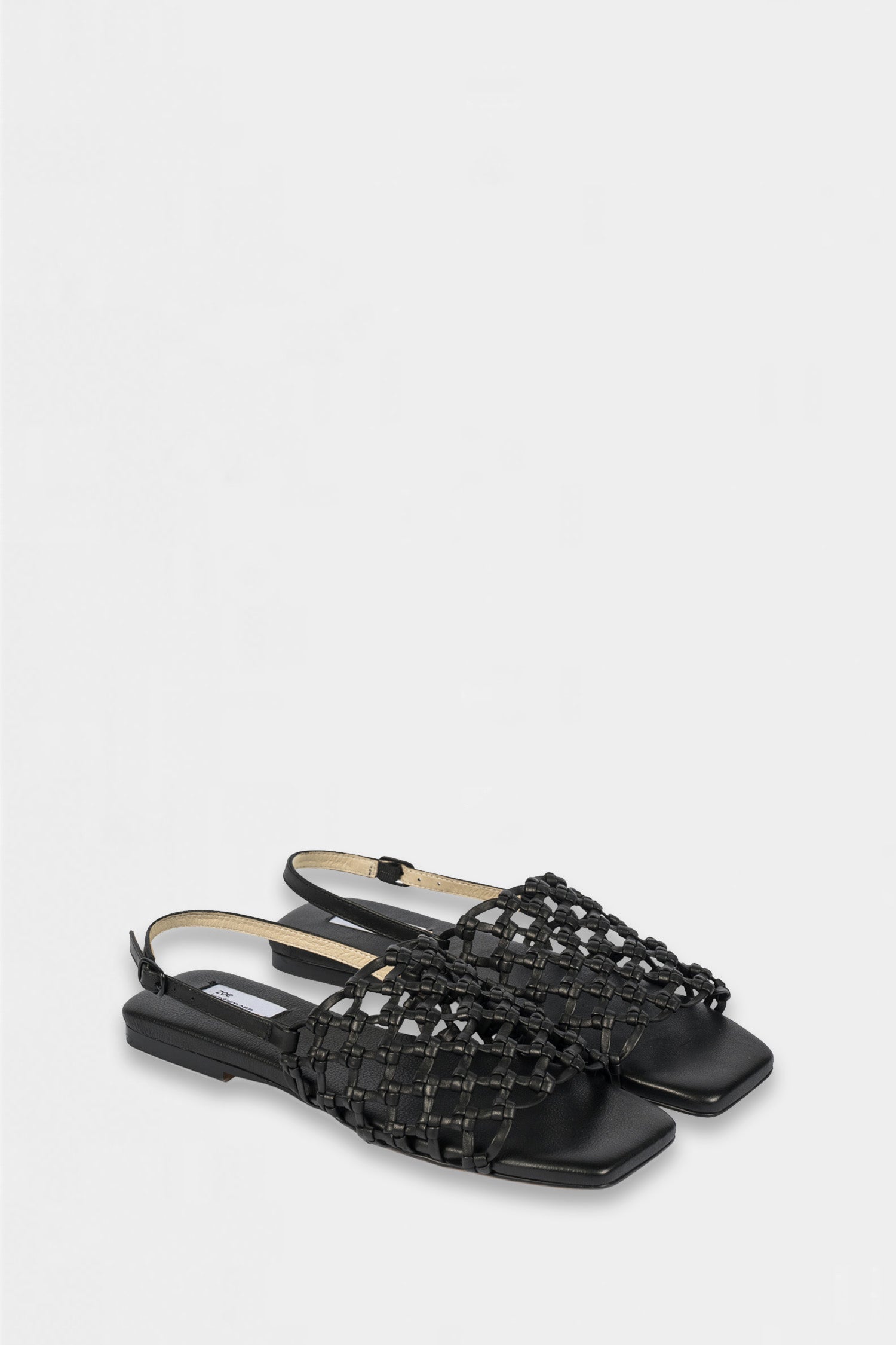 partner slide - black leather