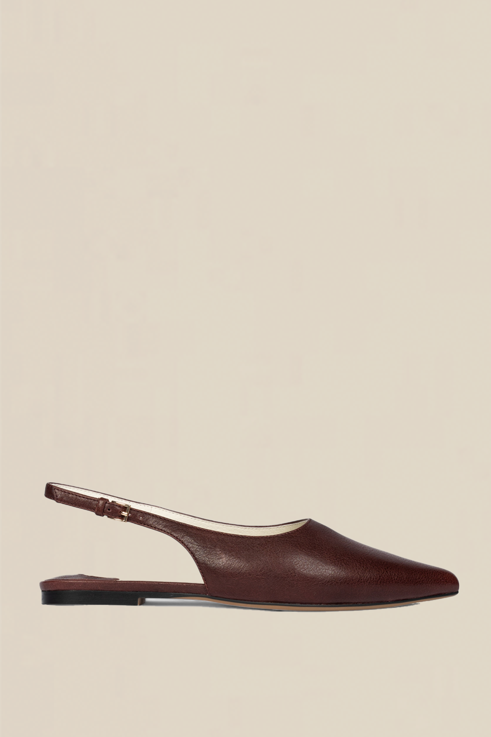 settle sling back - currant leather