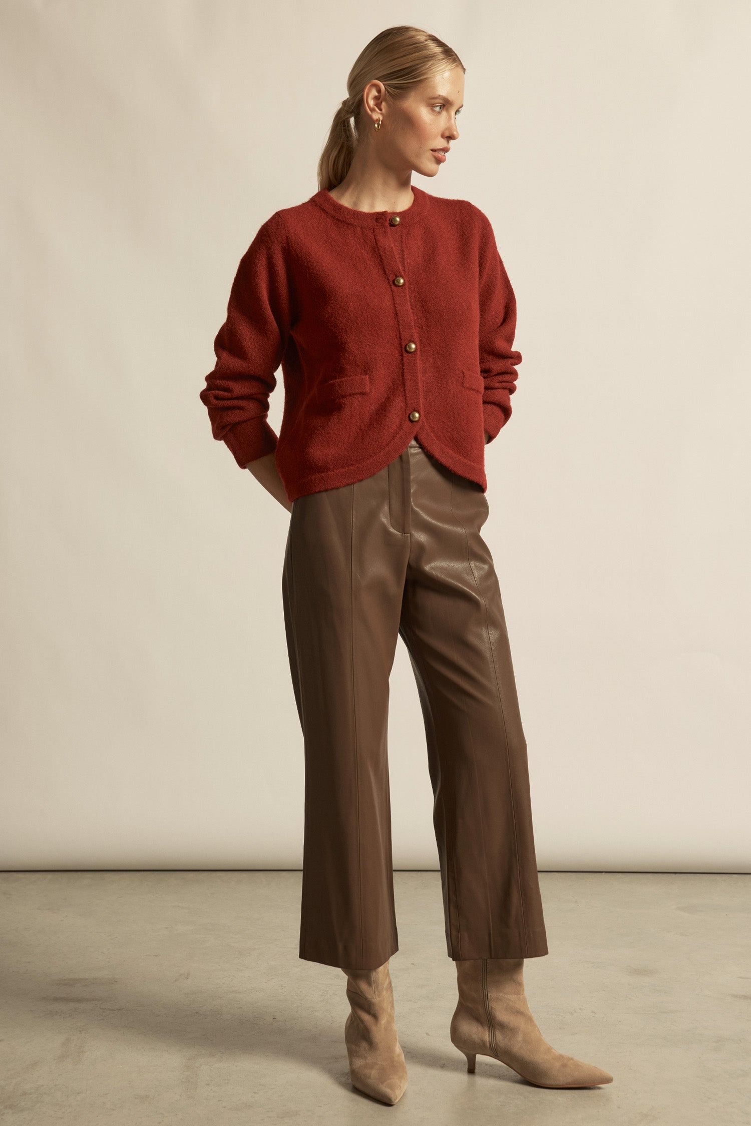 blur knit - RASPBERRY|  zoe kratzmann| considered design