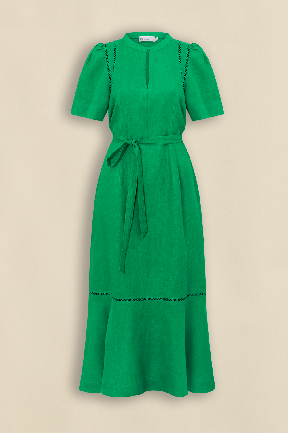 cable dress - parrot|  zoe kratzmann| considered design