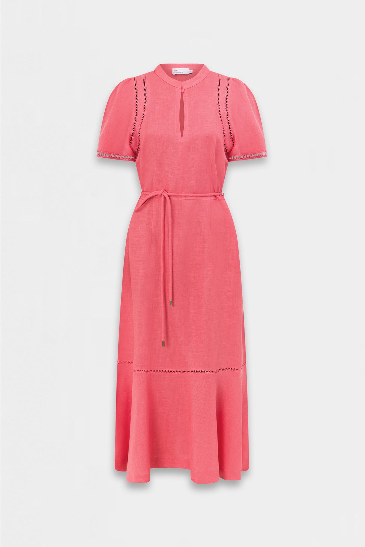 poem dress - flamingo