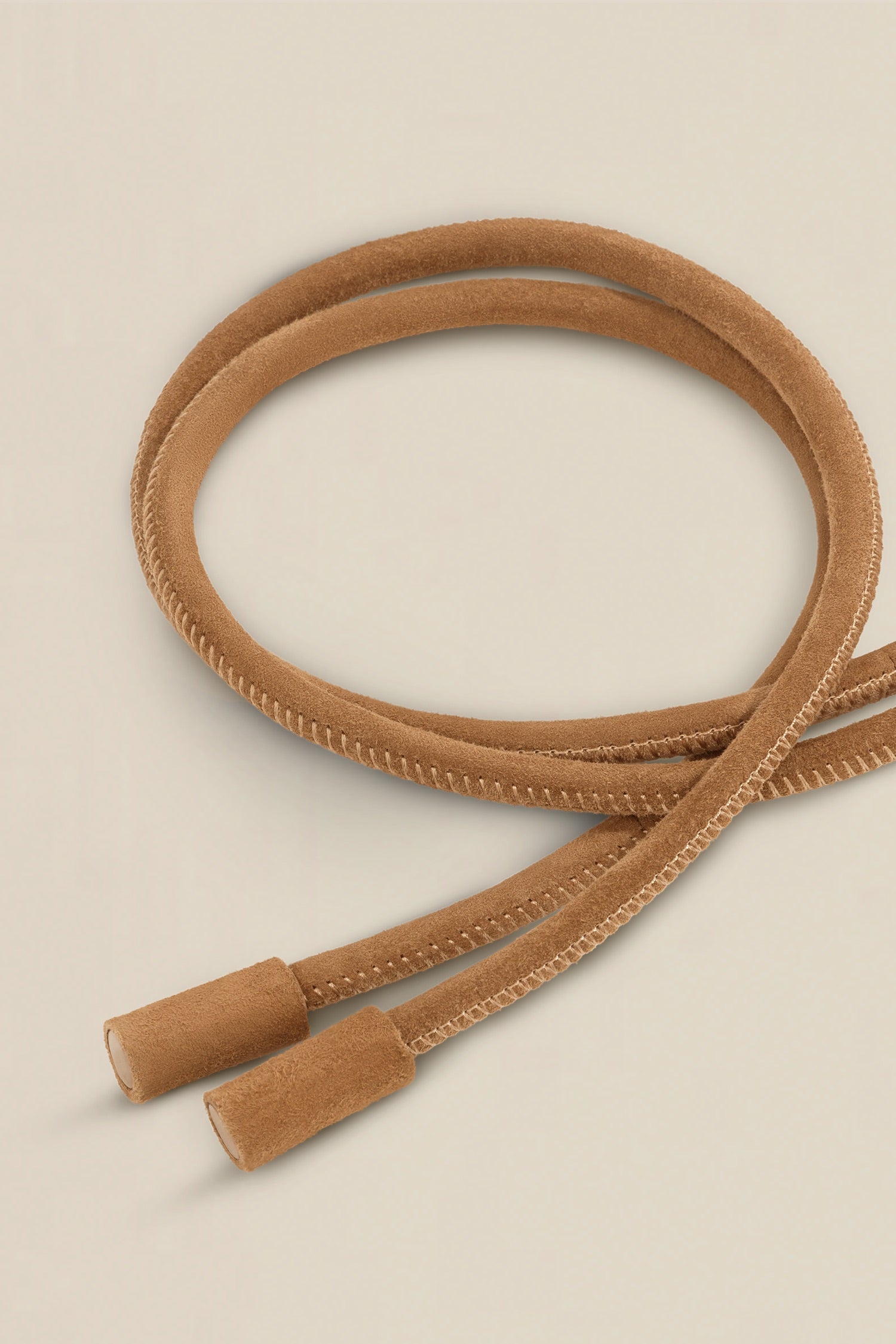 corded belt - cinnamon suede|  zoe kratzmann| considered design